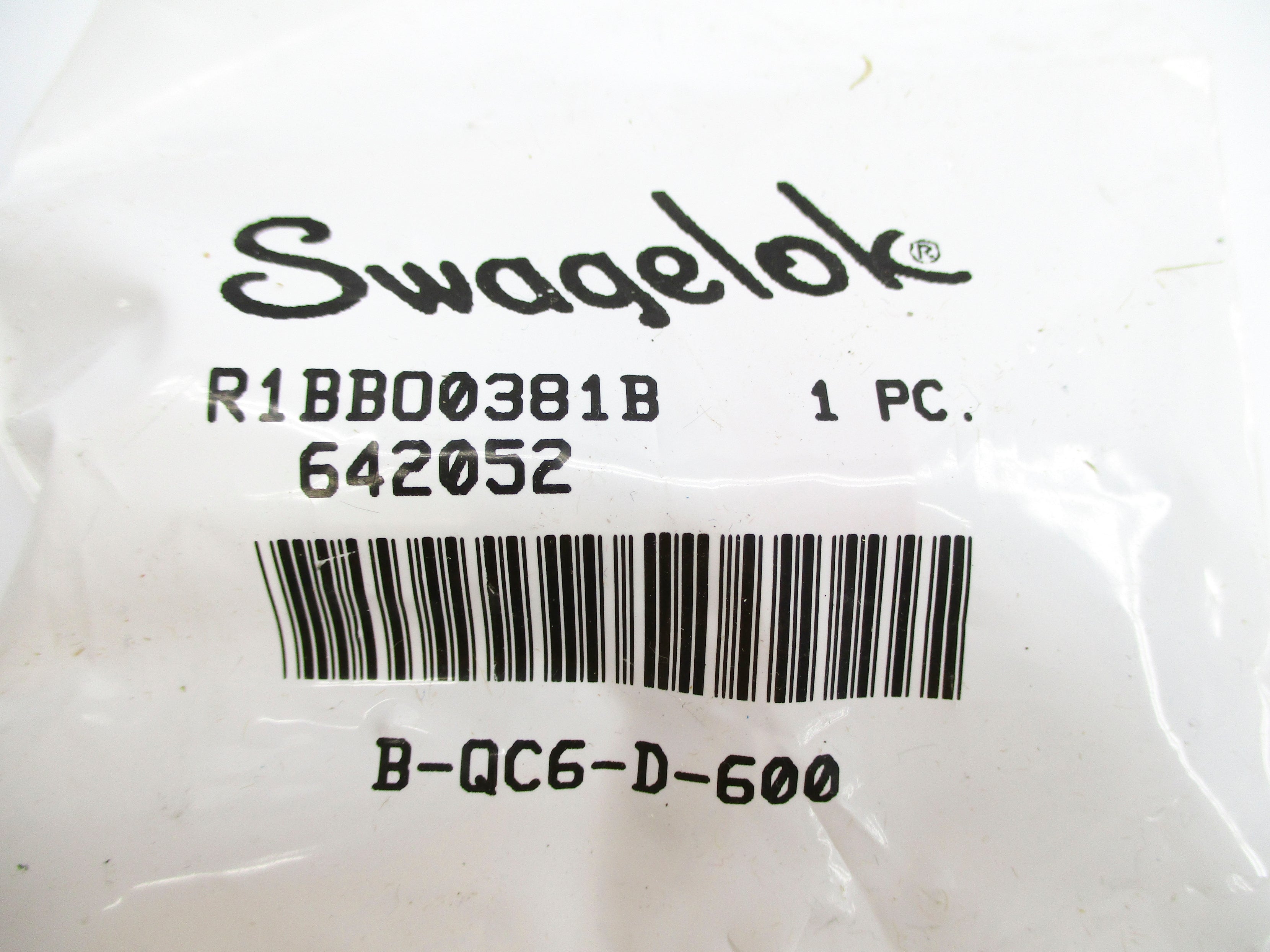 SWAGELOK B-QC6-D-600 NSMP