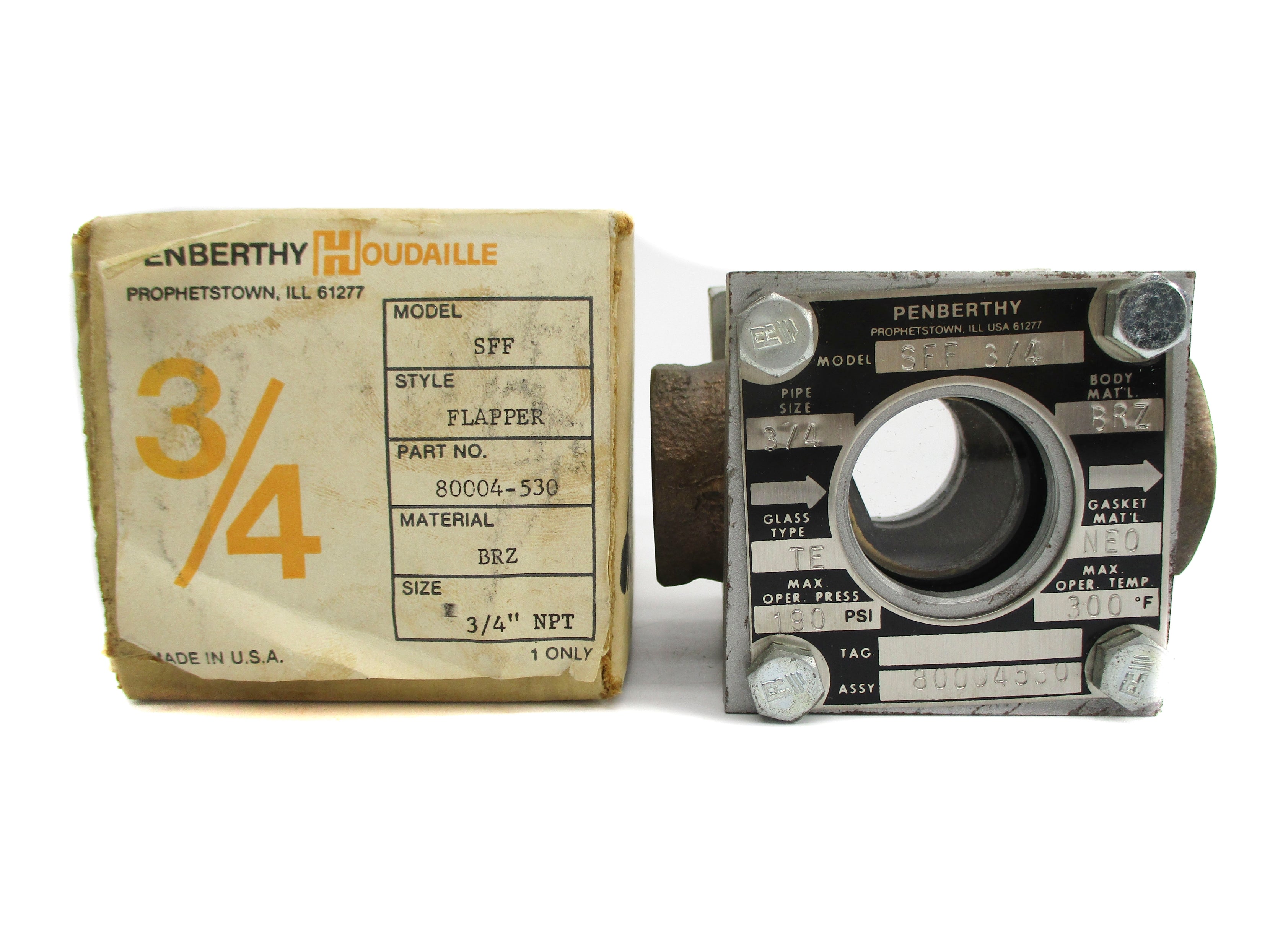 PENBERTHY HOUDAILLE SFF-3/4 80004-530 NSMP