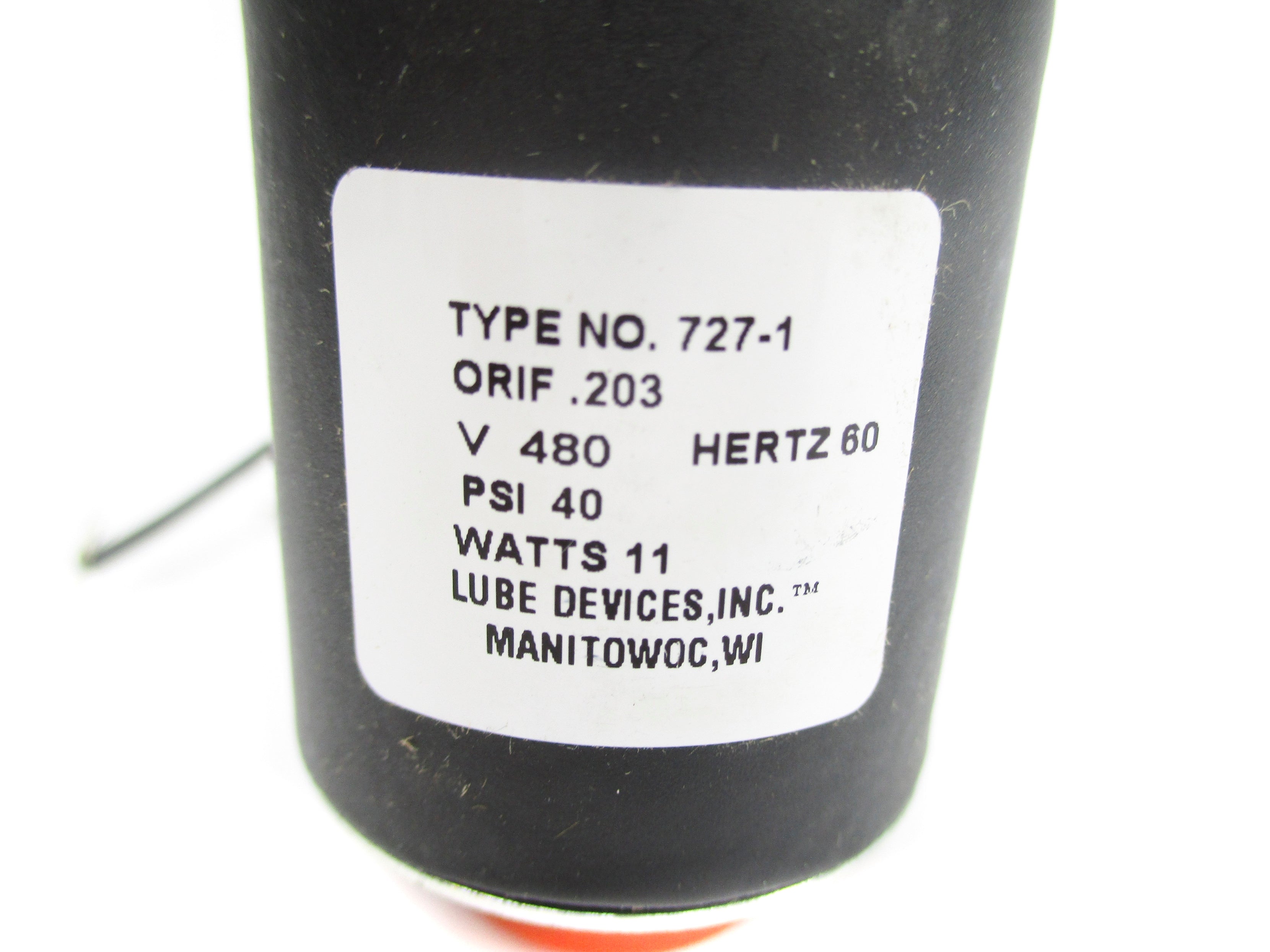 LUBE DEVICES 727-1 40PSI NSNP