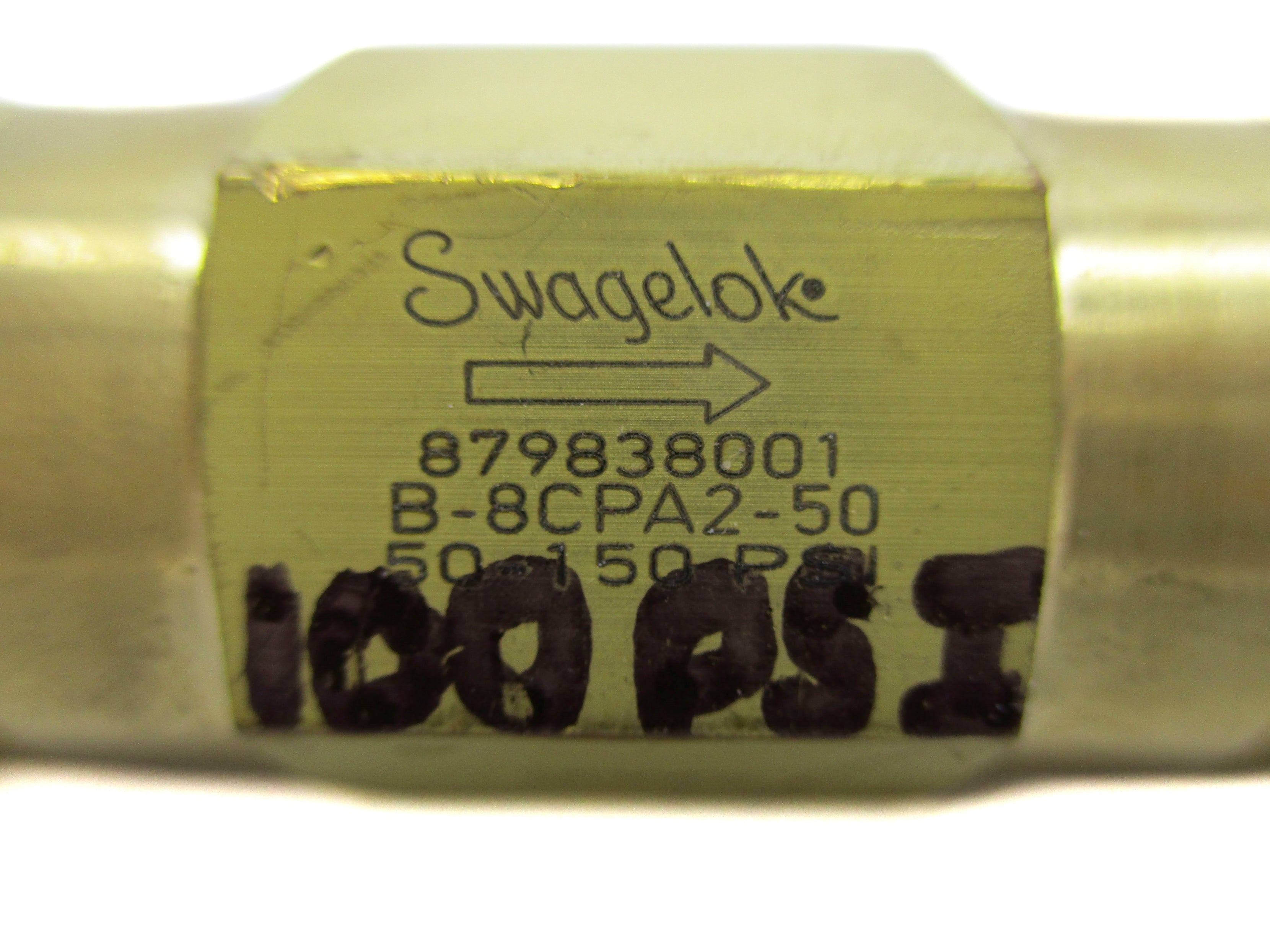 SWAGELOK B-8CPA2-50 50-150PSI NSNP