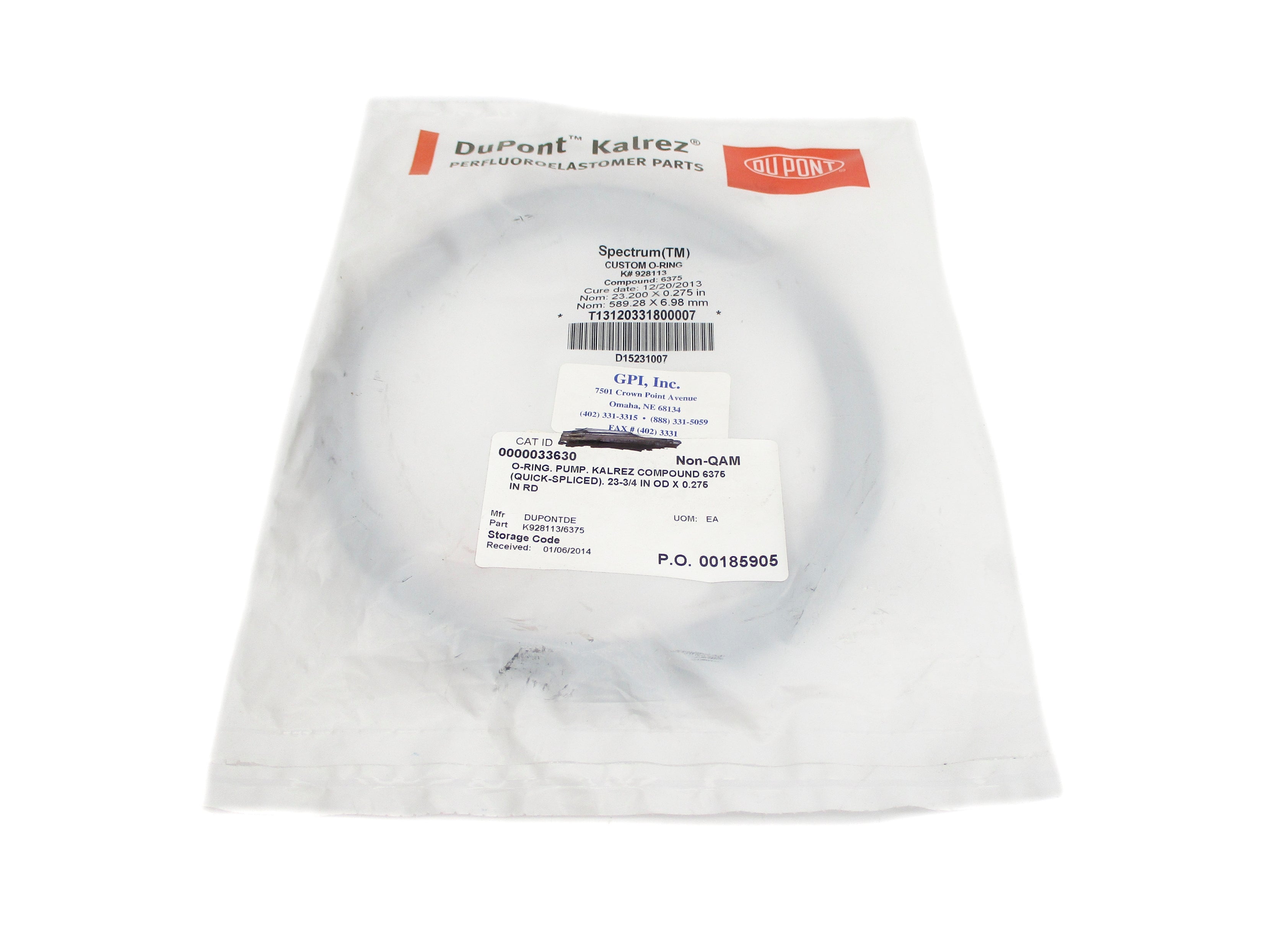 DUPONT KALREZ K#928113 NSMP