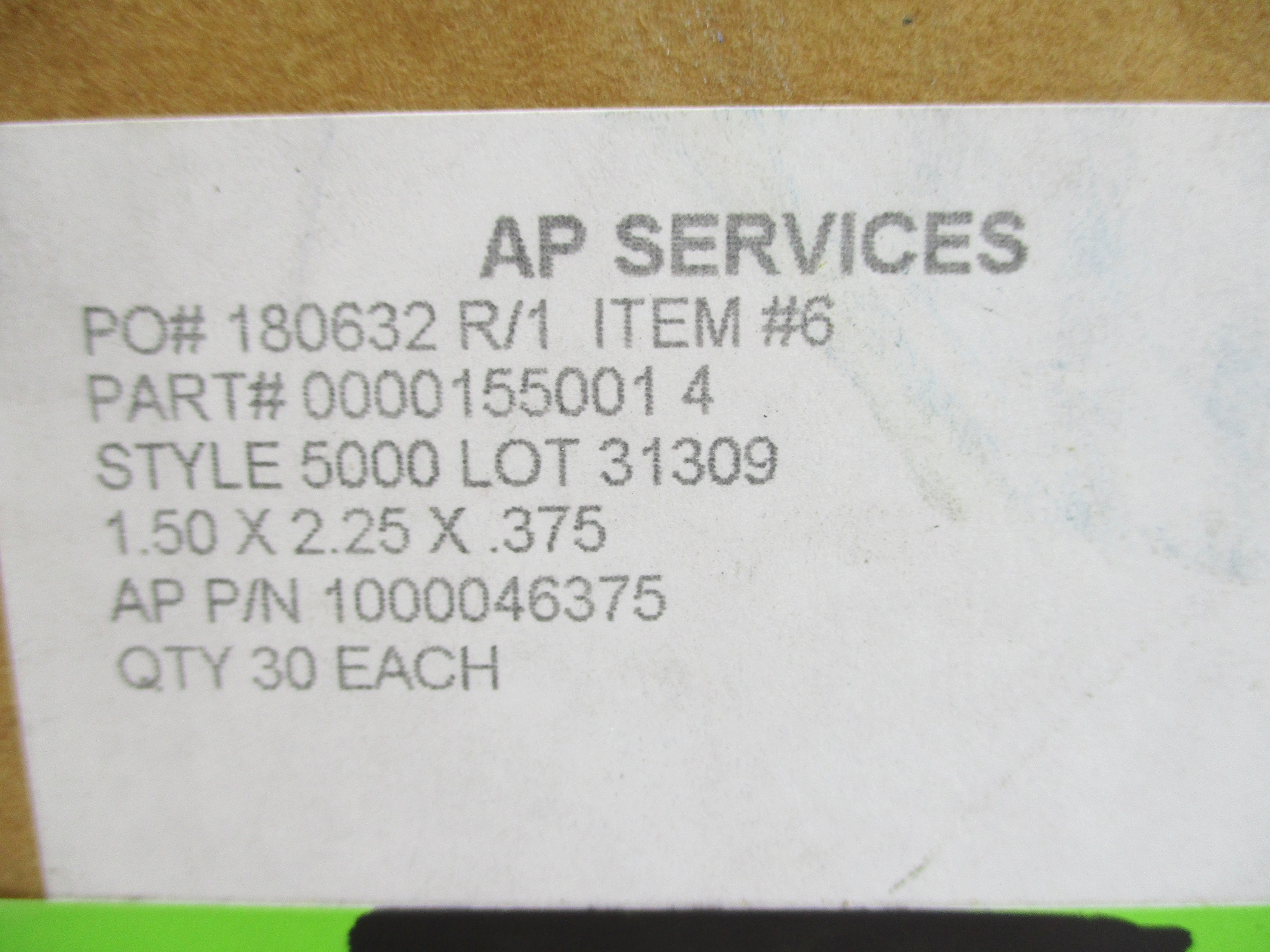 AP SERVICES 00001550014 (PKG OF 30) NSMP