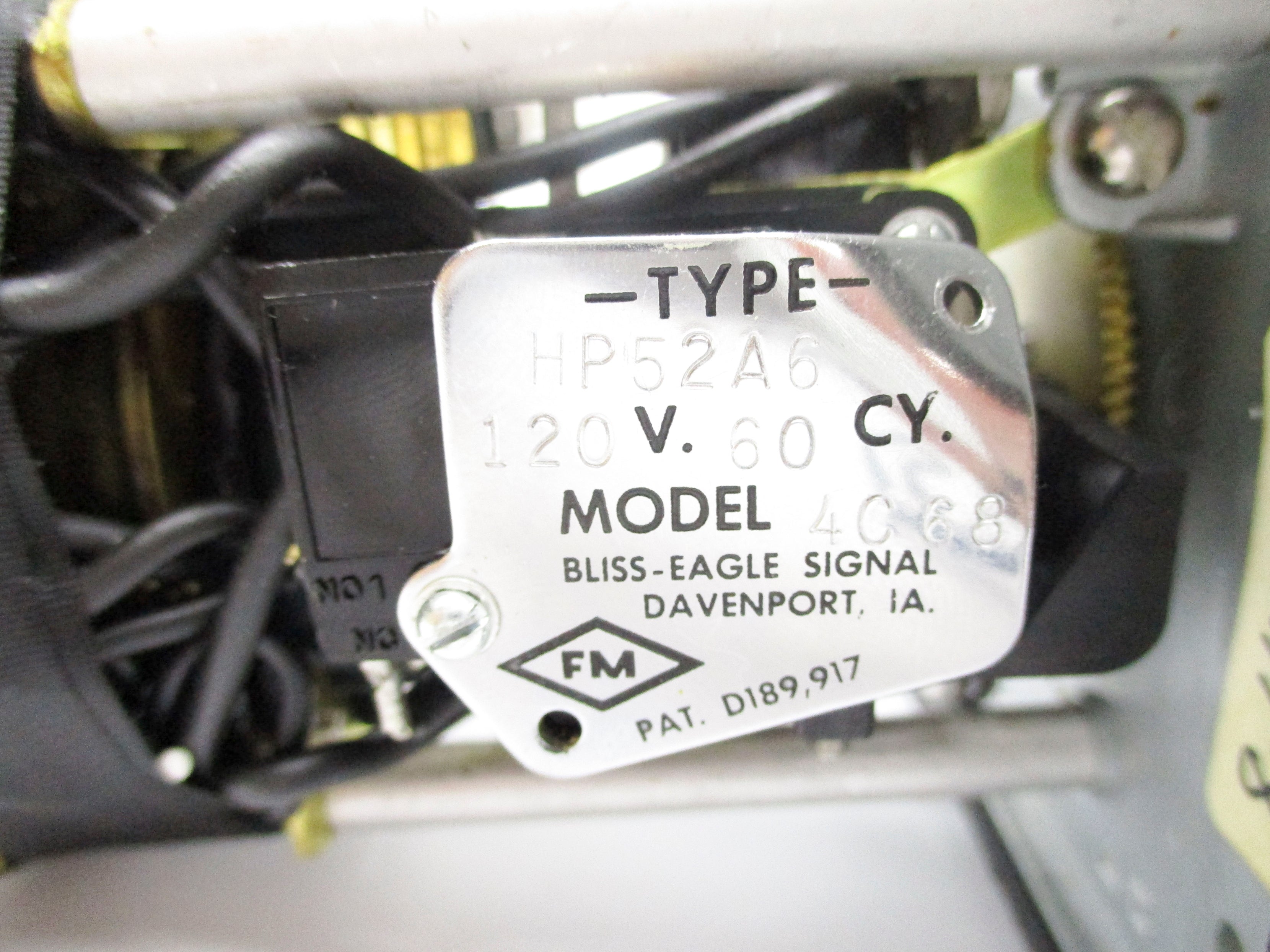 EAGLE SIGNAL CONTROLS HP52A6 UNMP