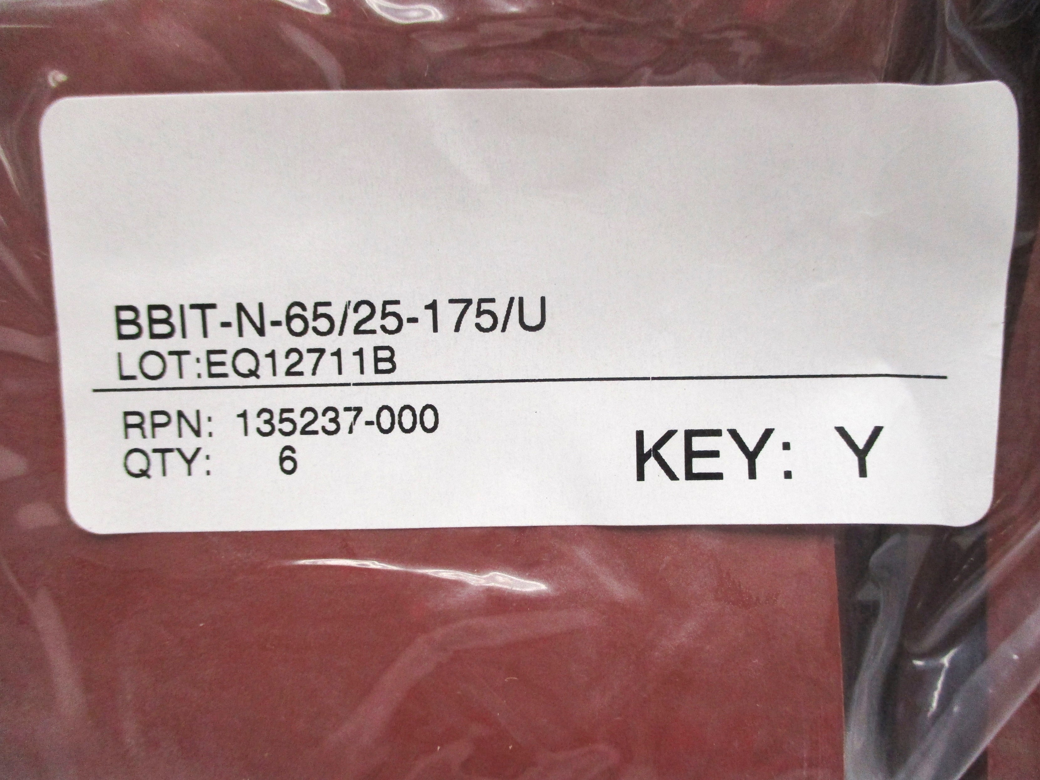 RAYCHEM BBIT-N-65/25-175/U (PKG OF 6) NSMP
