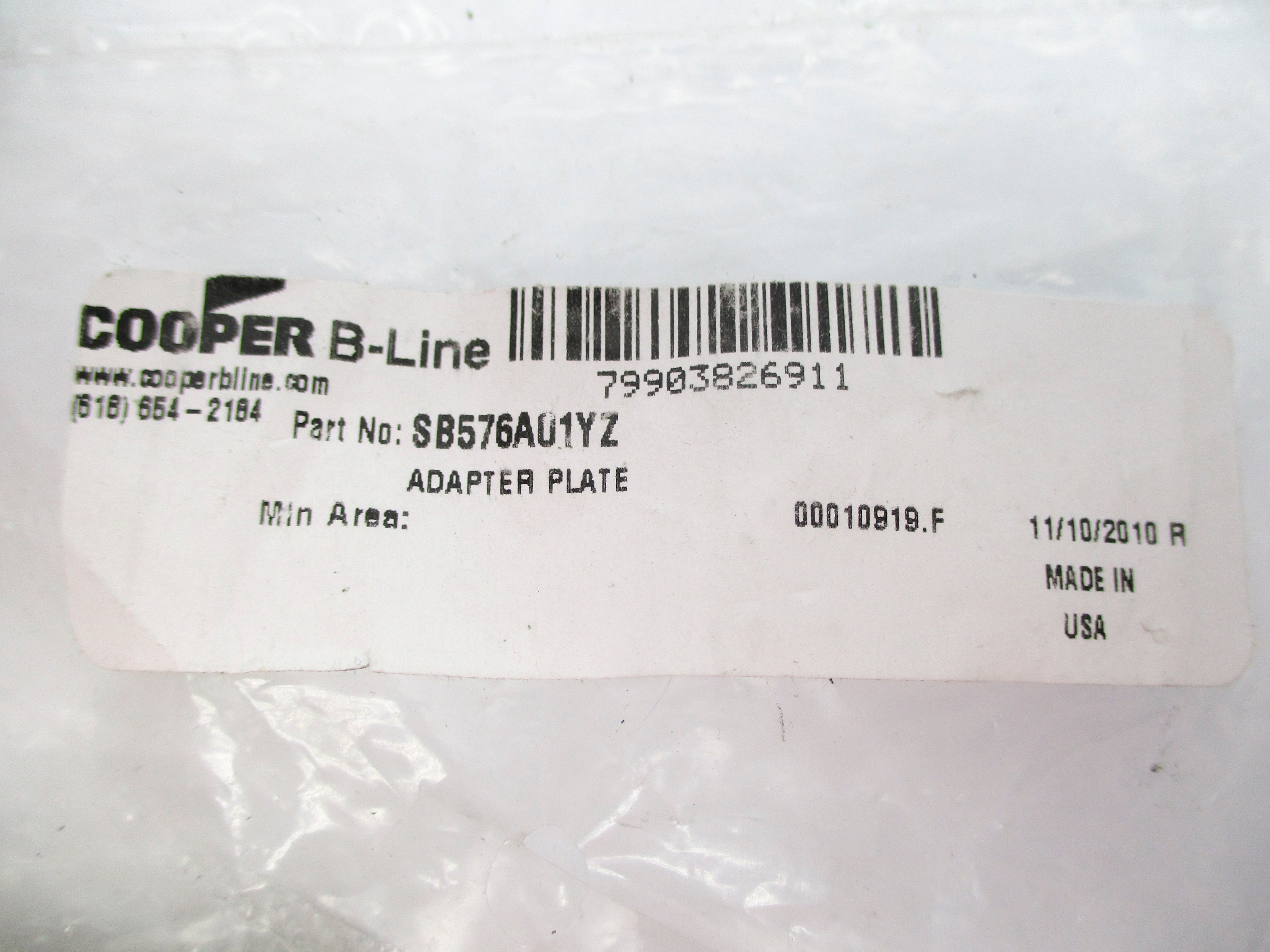 COOPER B-LINE SB576A01YZ NSMP