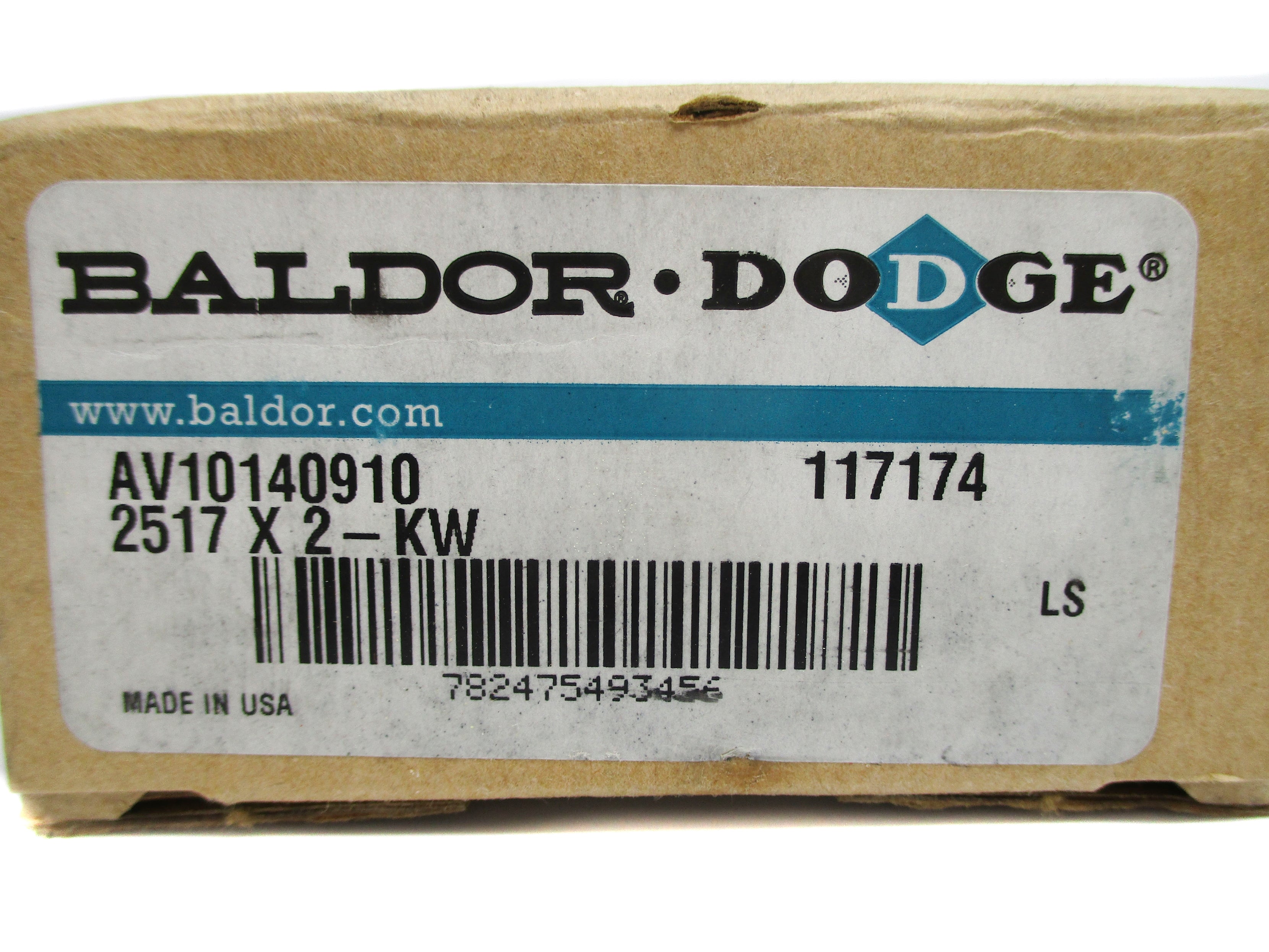 BALDOR DODGE 117174 2517-X 2 NSMP