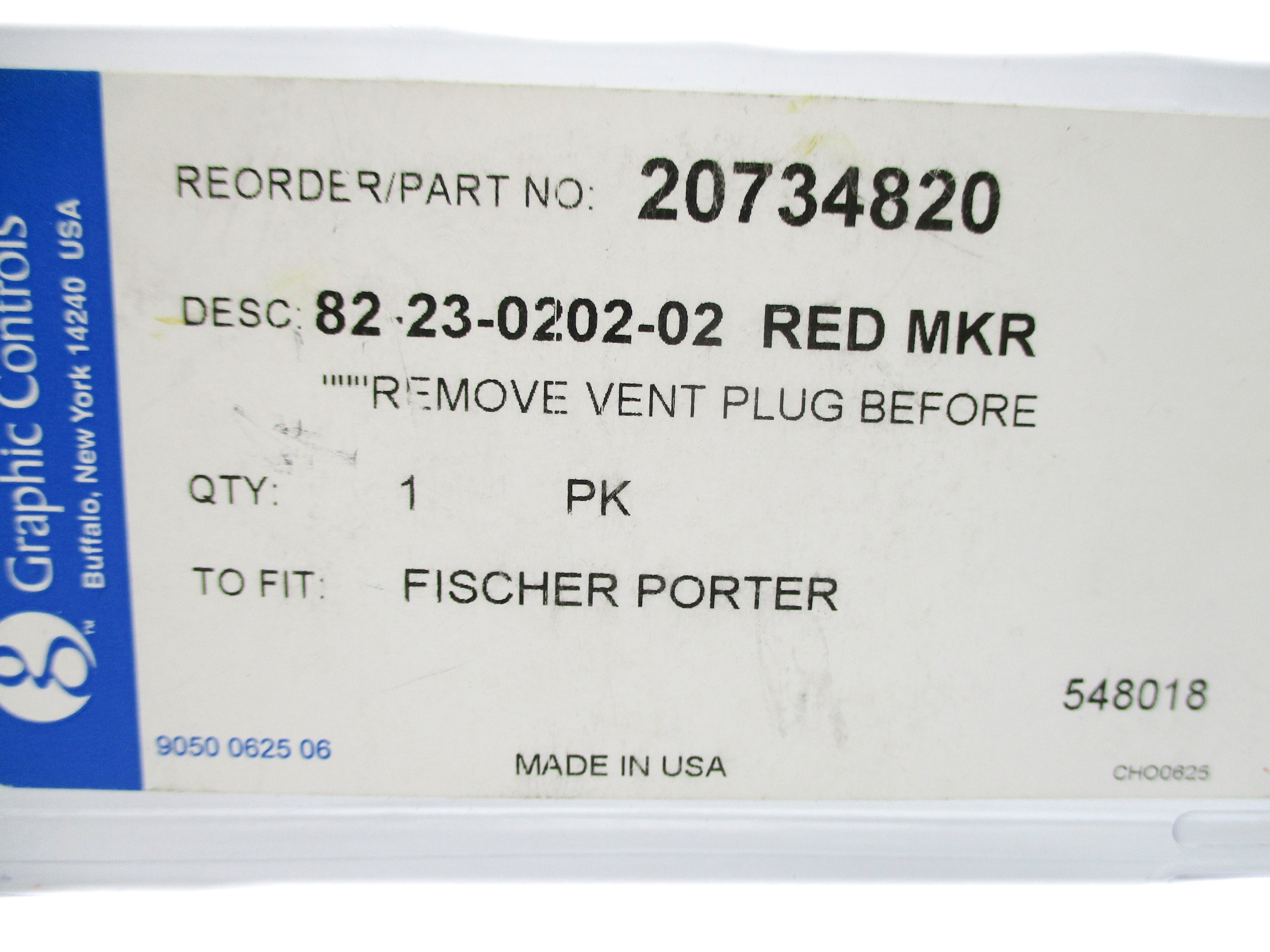 GRAPHIC CONTROLS 82-23-0202-02 (PKG OF 2) NSMP