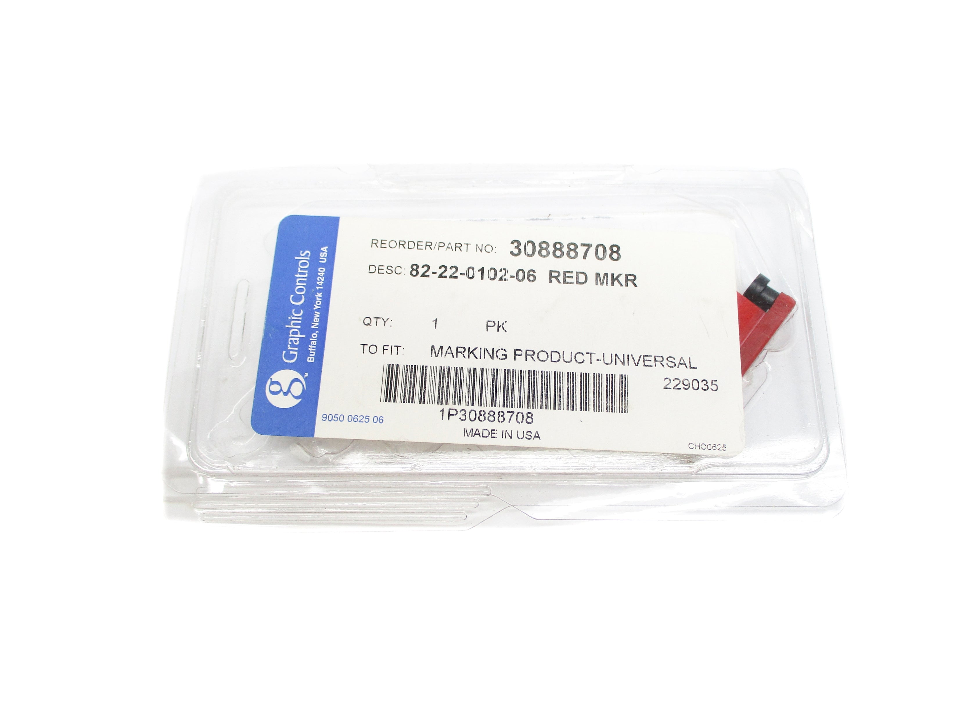 GRAPHIC CONTROLS 82-22-0102-06 (PKG OF 6) NSMP