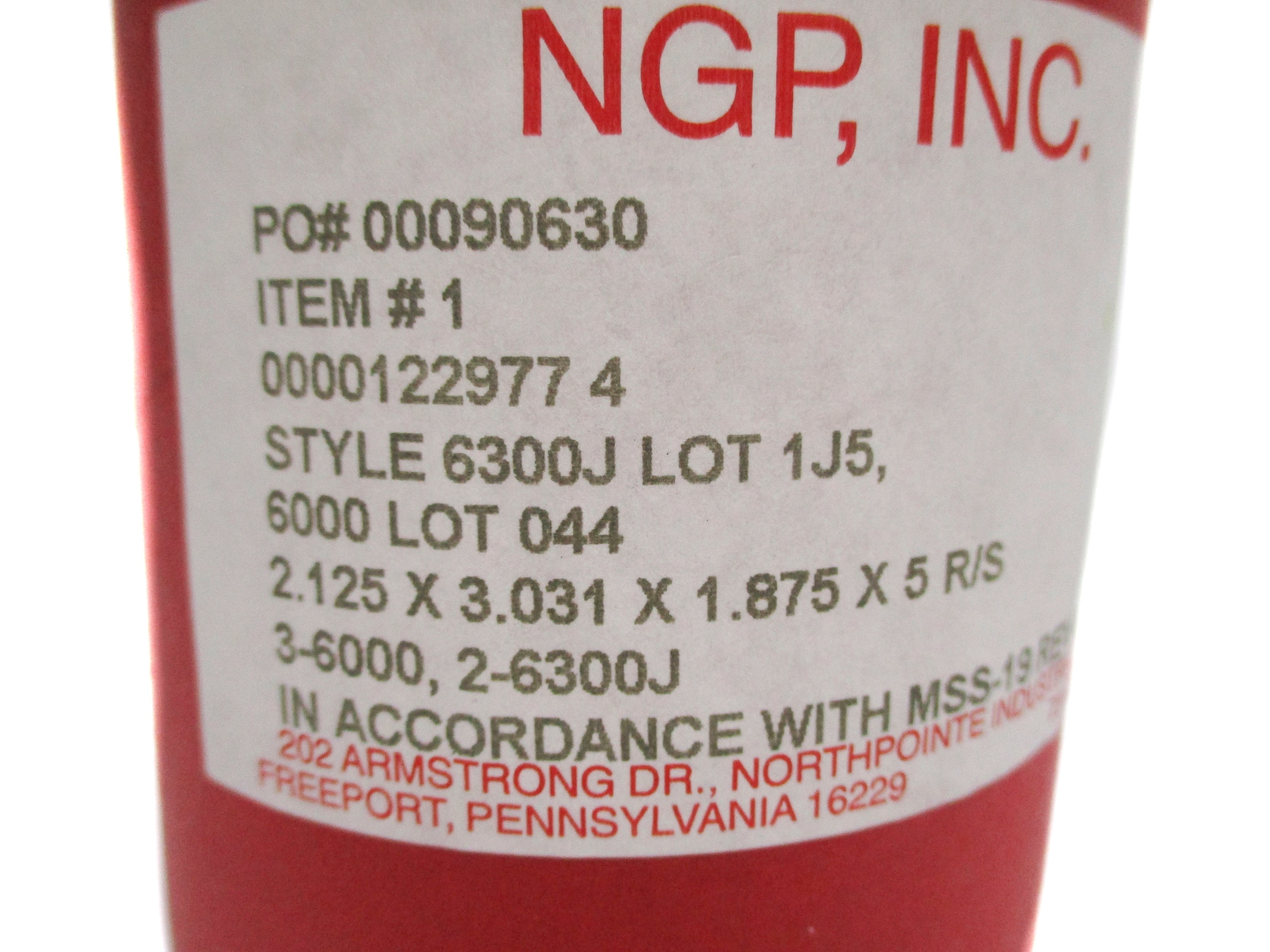 NGP 00001229774 (PKG OF 5) NSMP