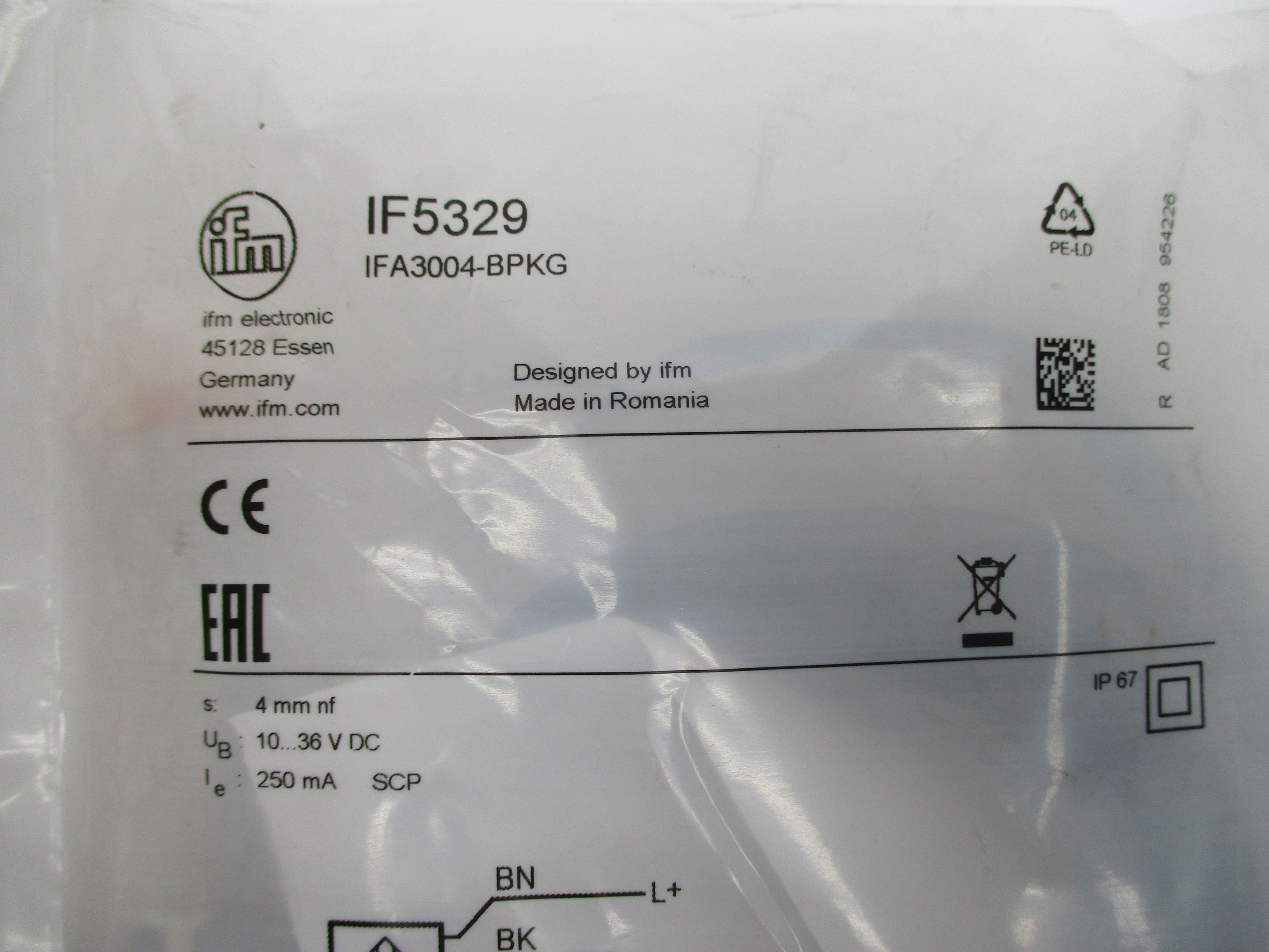 IFM EFECTOR IF5329 IFA3004-BPKG NSMP