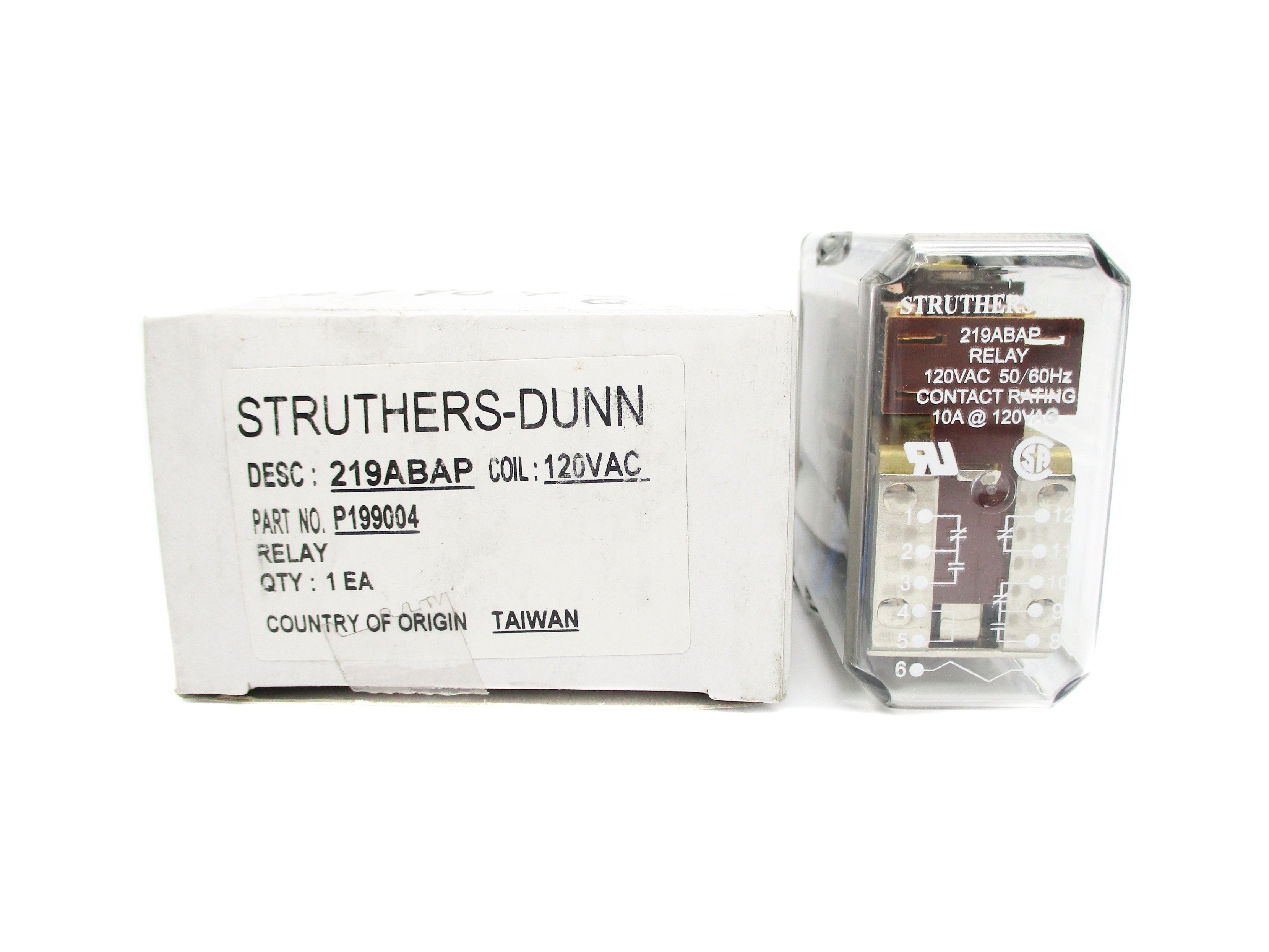 STRUTHERS-DUNN 219ABAP 120VAC 10A NSMP