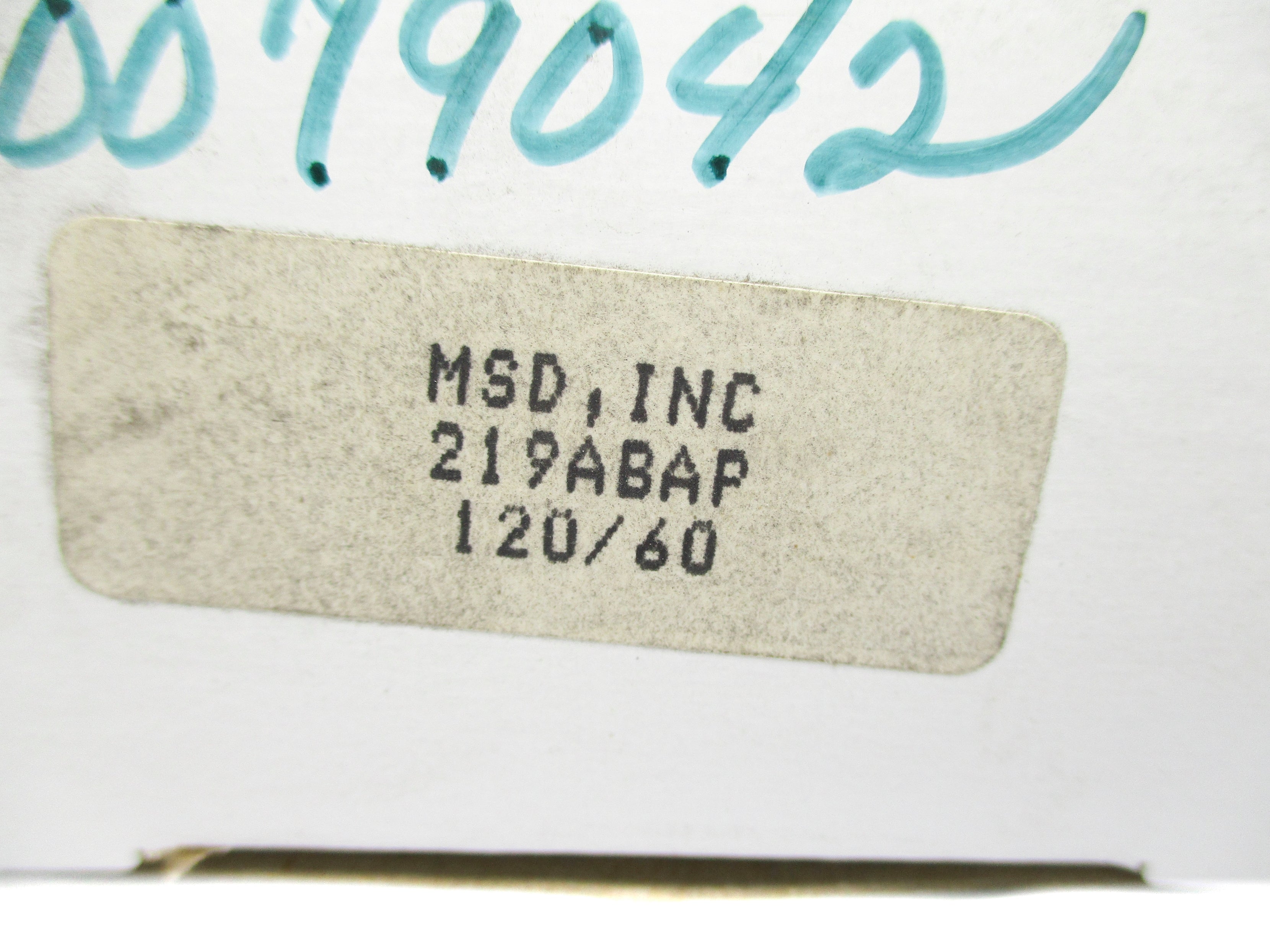MSD 219ABAP 120VAC 10A NSMP