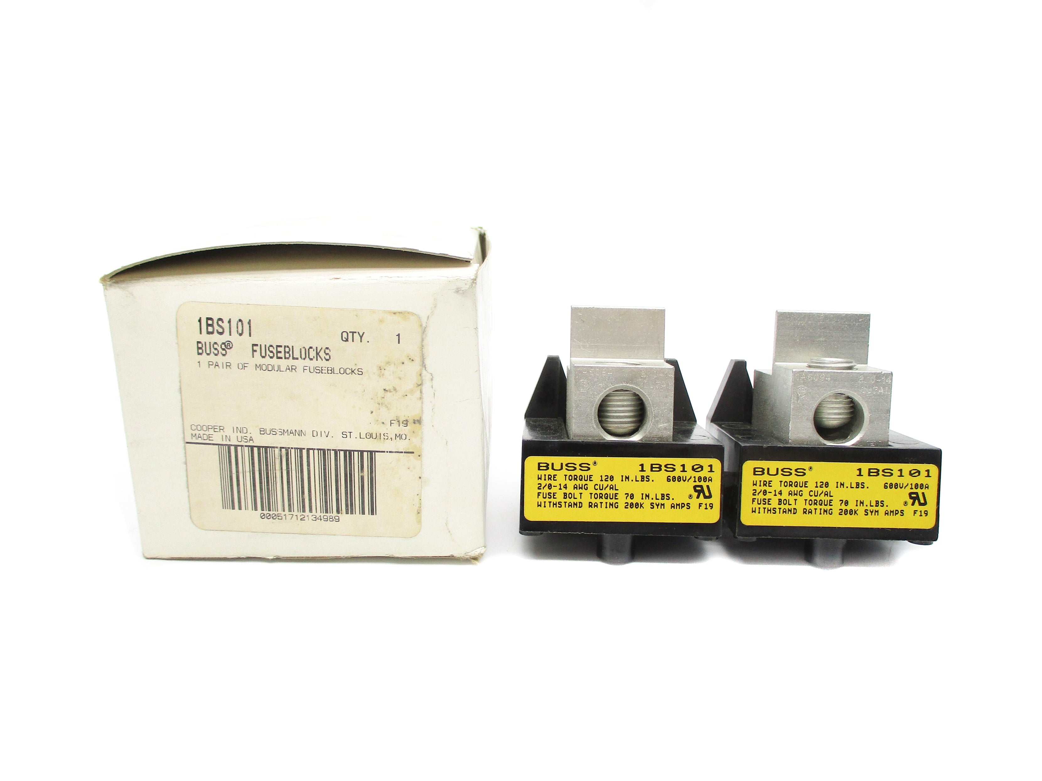 BUSSMANN 1BS101 (PKG OF 2) NSMP
