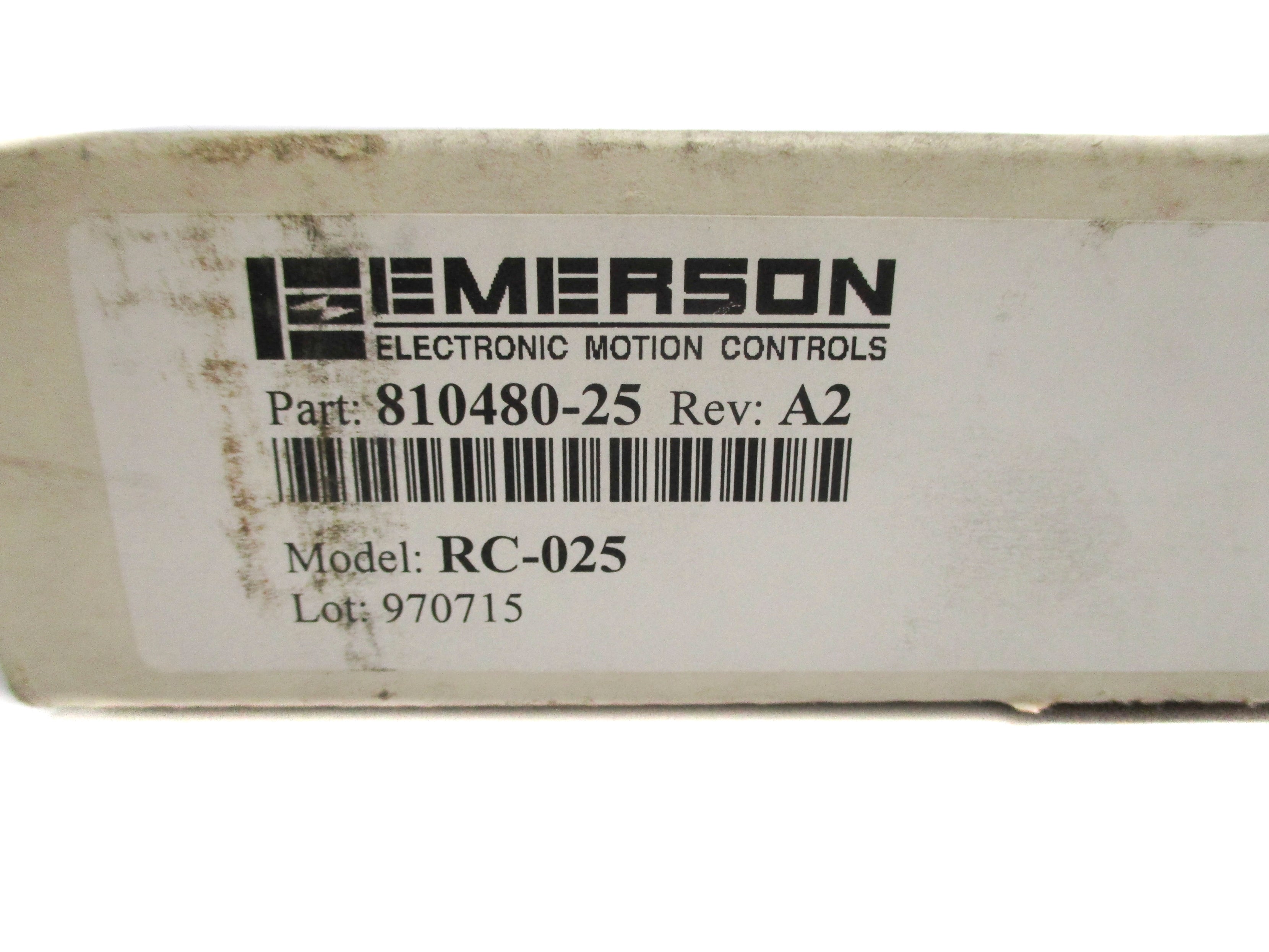 EMERSON RC-025 810480-25 NSMP