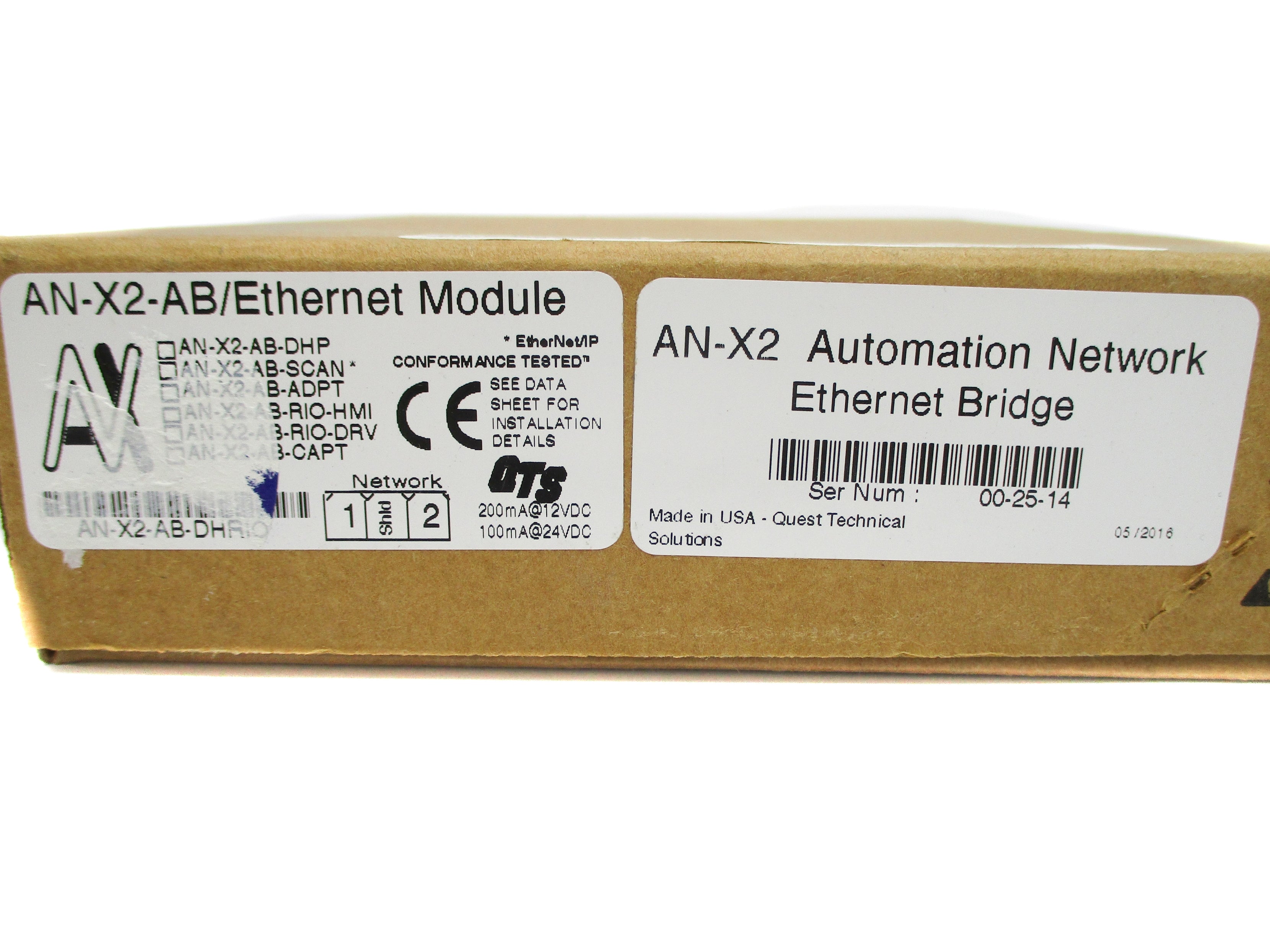 AUTOMATION NETWORK AN-X2-AB-DHRIO NSMP