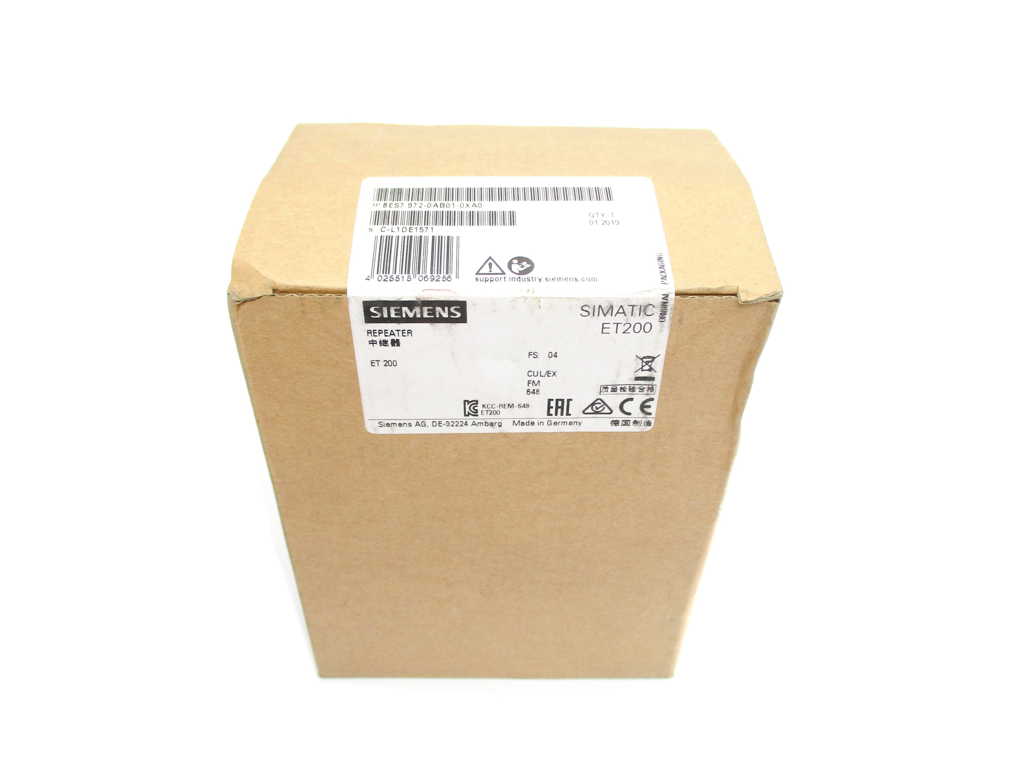 SIEMENS 6ES7972-0AB01-0XA0 NSFS
