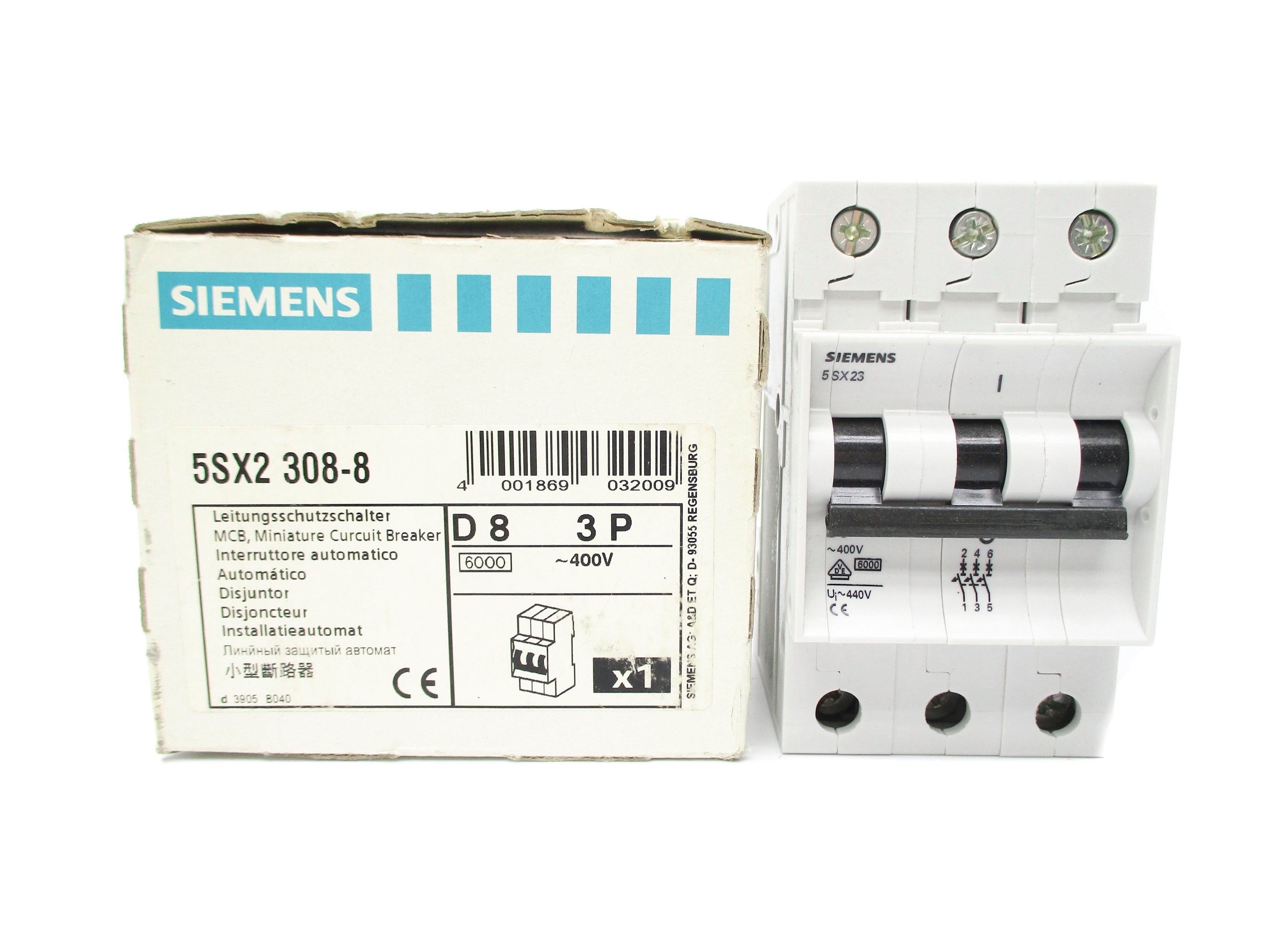 SIEMENS 5SX2308-8 400V 8A NSMP