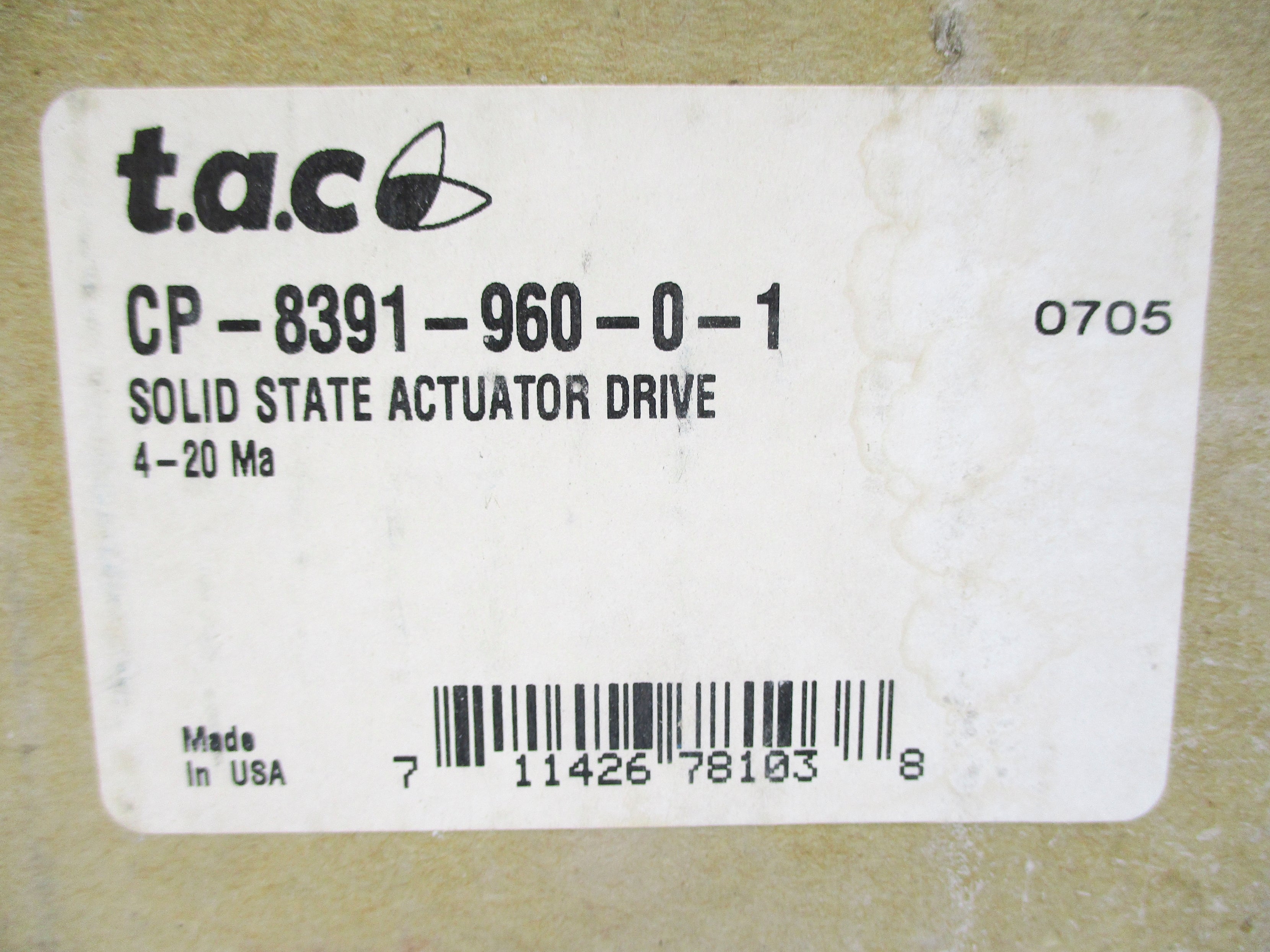 T.A.C CP-8391-960-0-1 NSMP