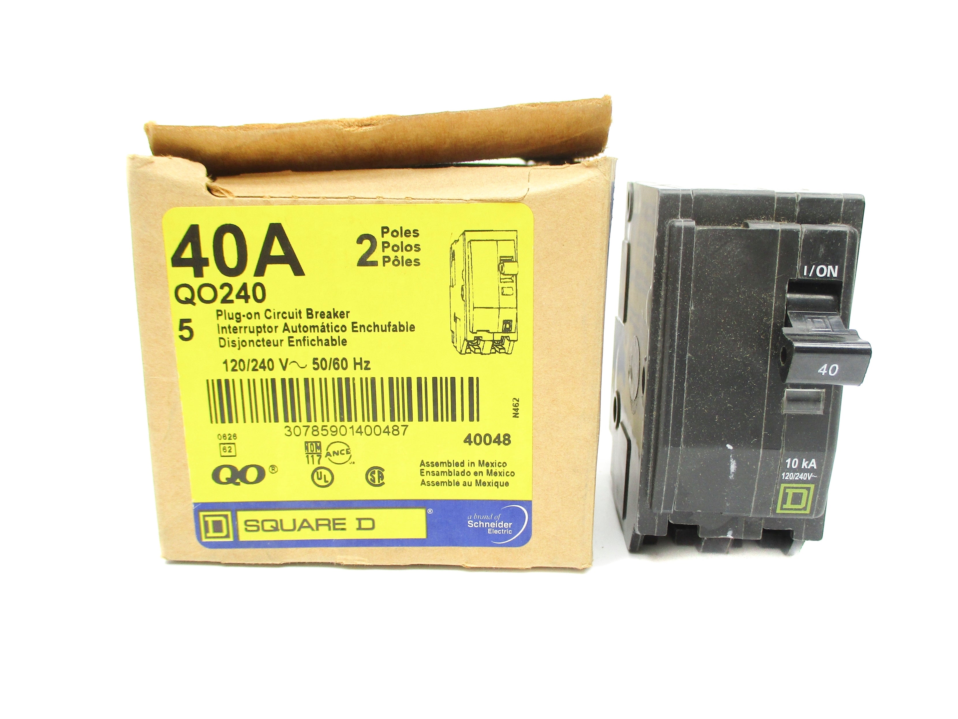SQUARE D QO240 120/240V 40A NSMP