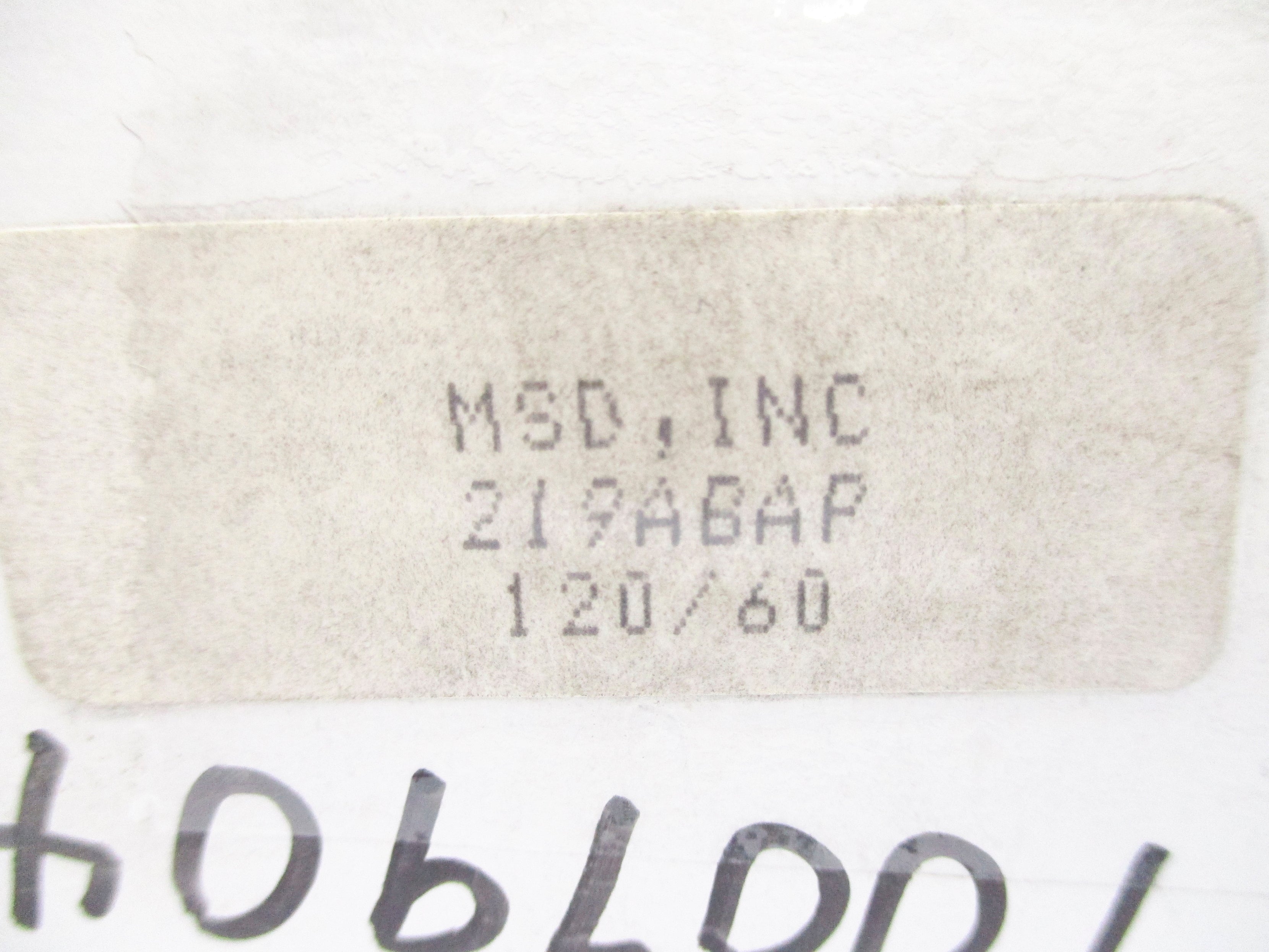 MSD 219ABAP 120VAC 10A NSMP