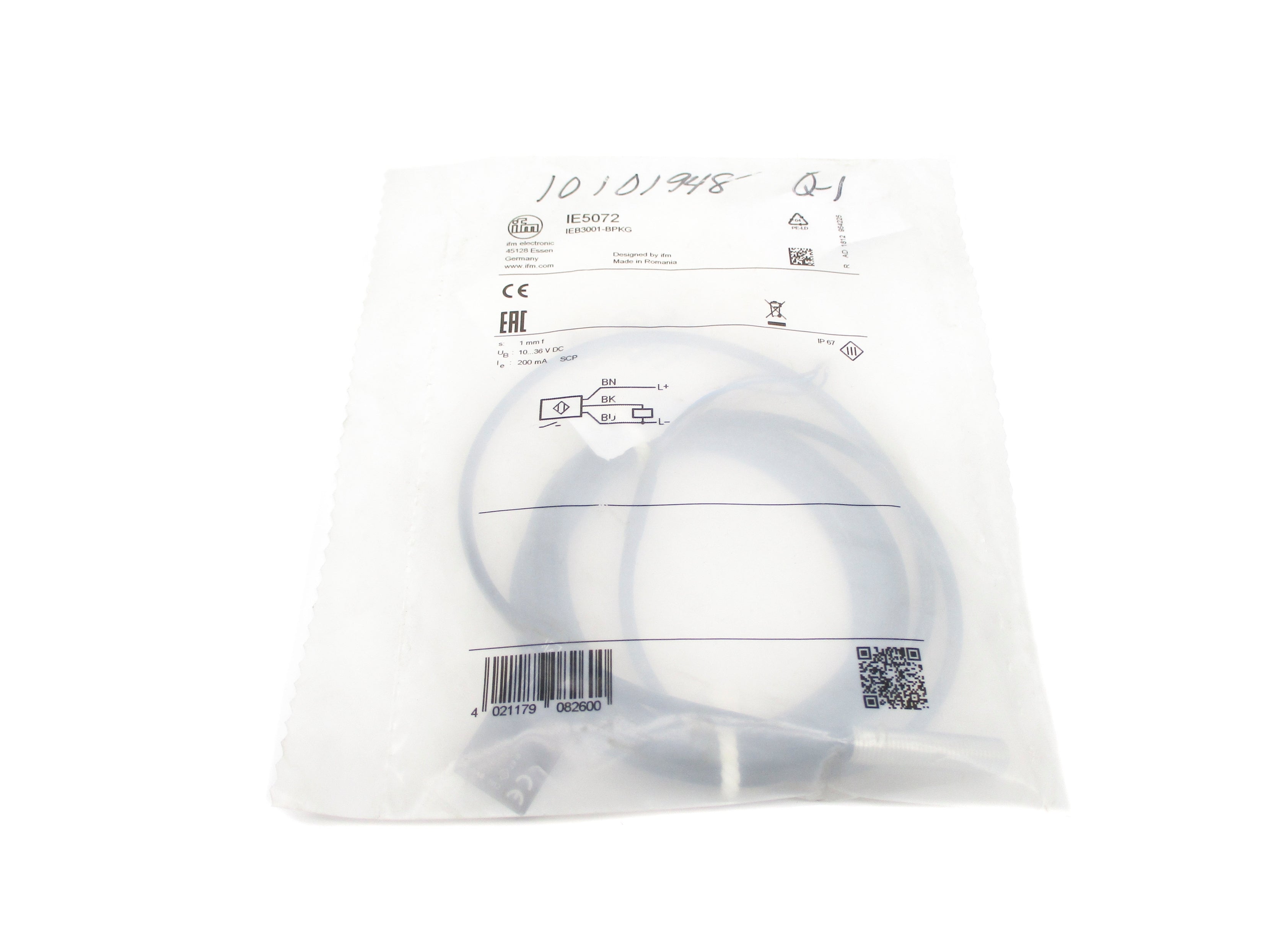 IFM EFECTOR IE5072 IEB3001-BPKG NSMP