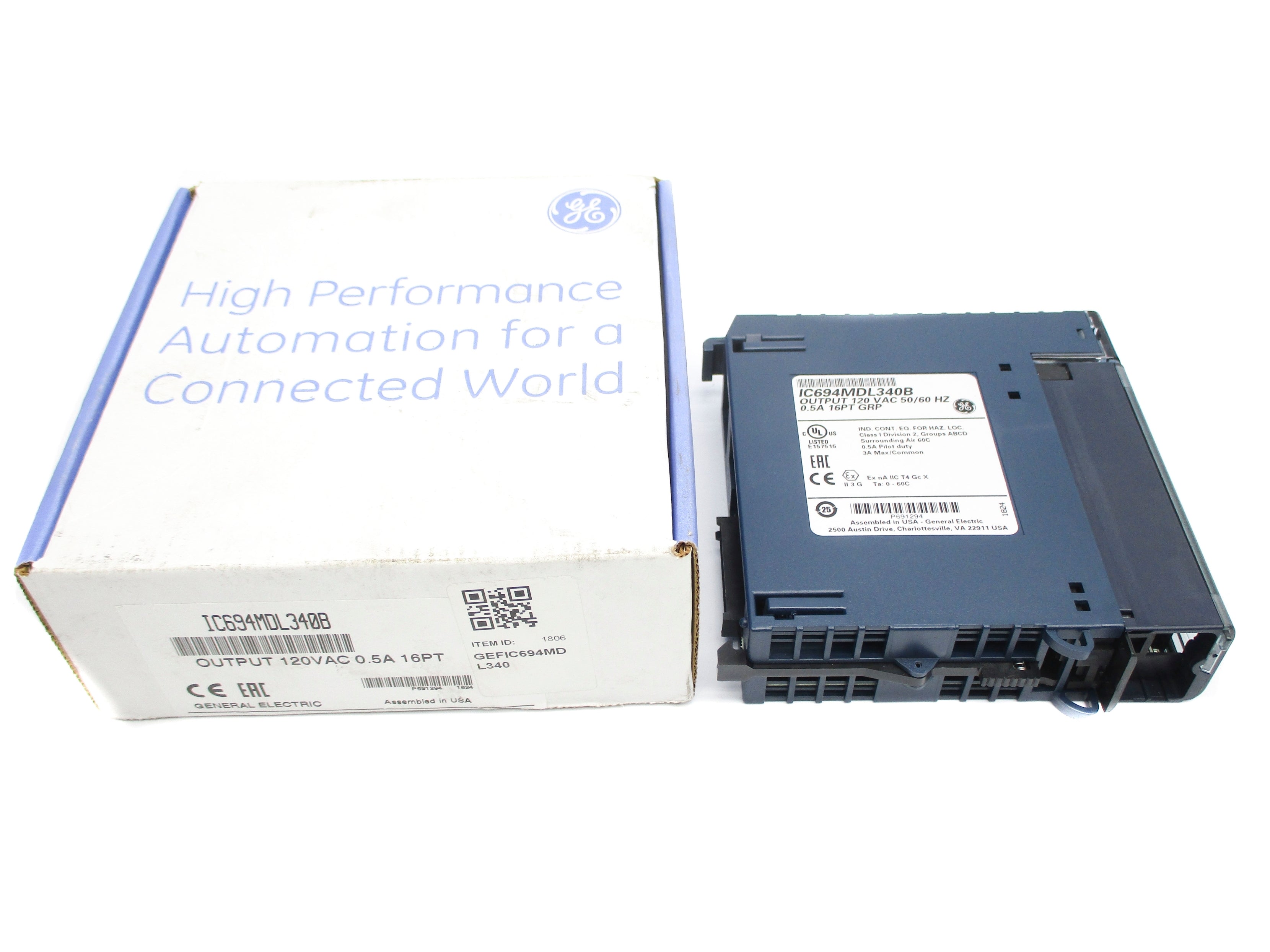 GENERAL ELECTRIC IC694MDL340B 120VAC NSMP
