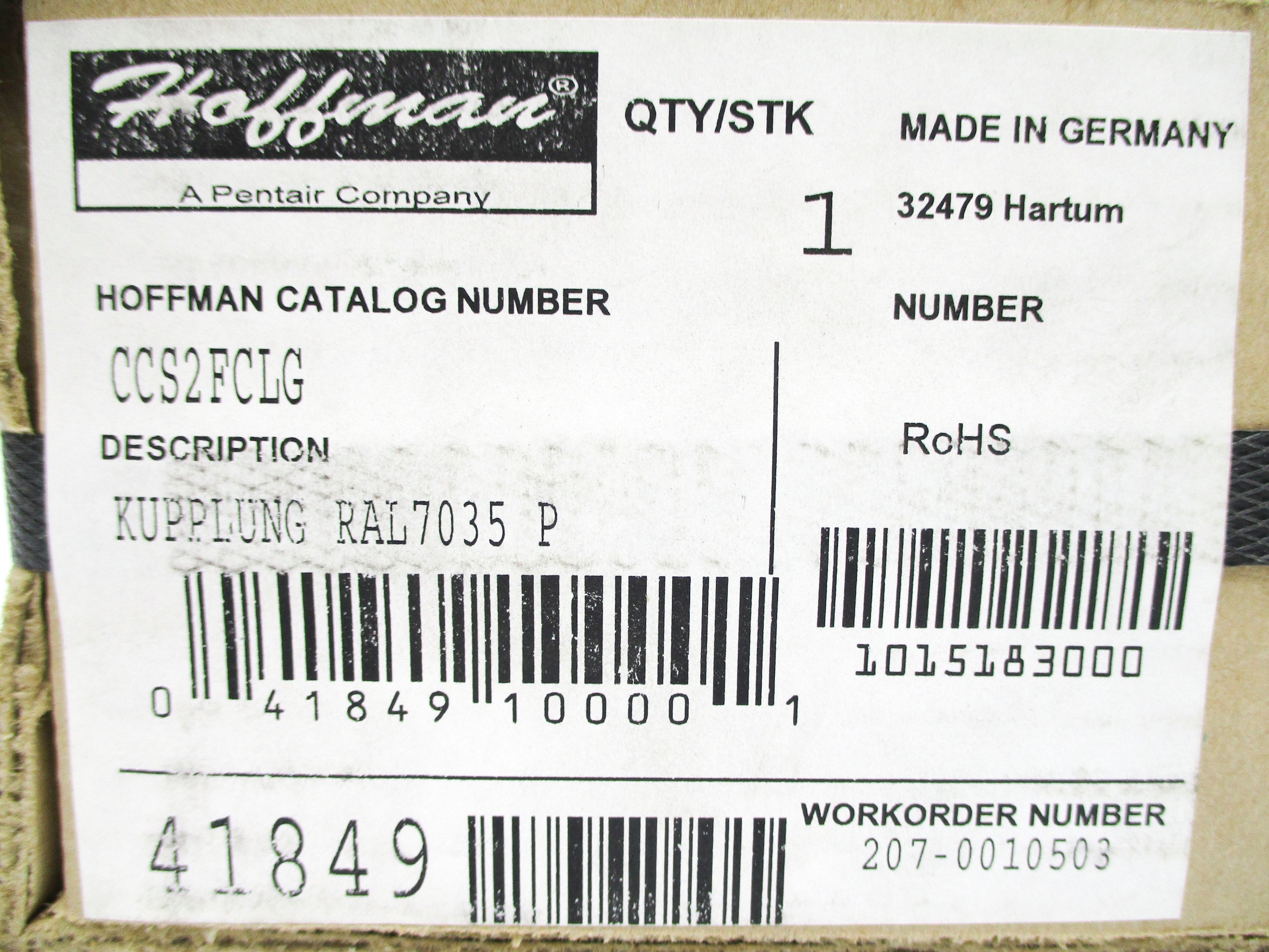 HOFFMAN CCS2FCLG NSFS