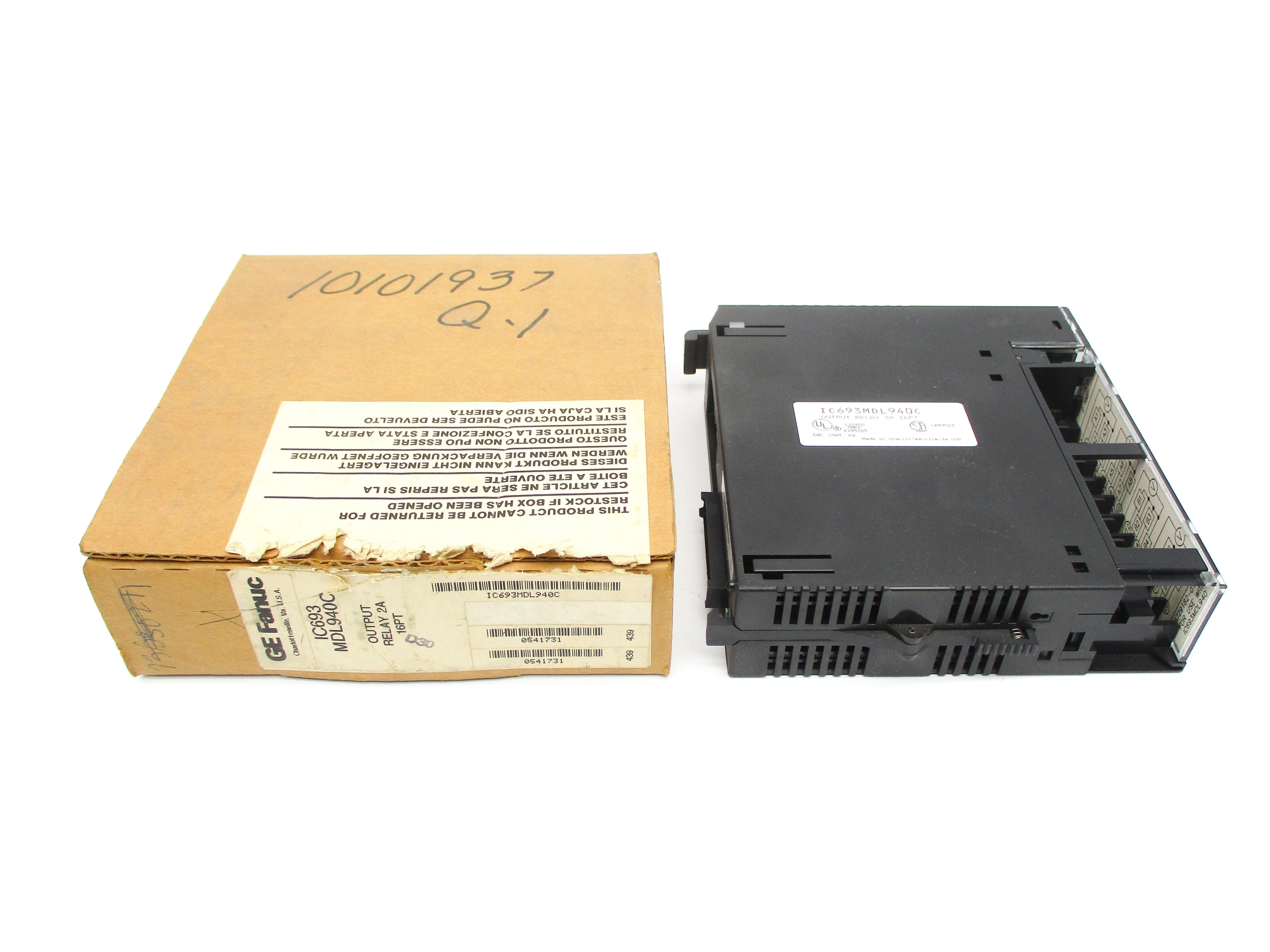 GE FANUC IC693MDL940C 24VDC 120/240VAC 2A NSMP