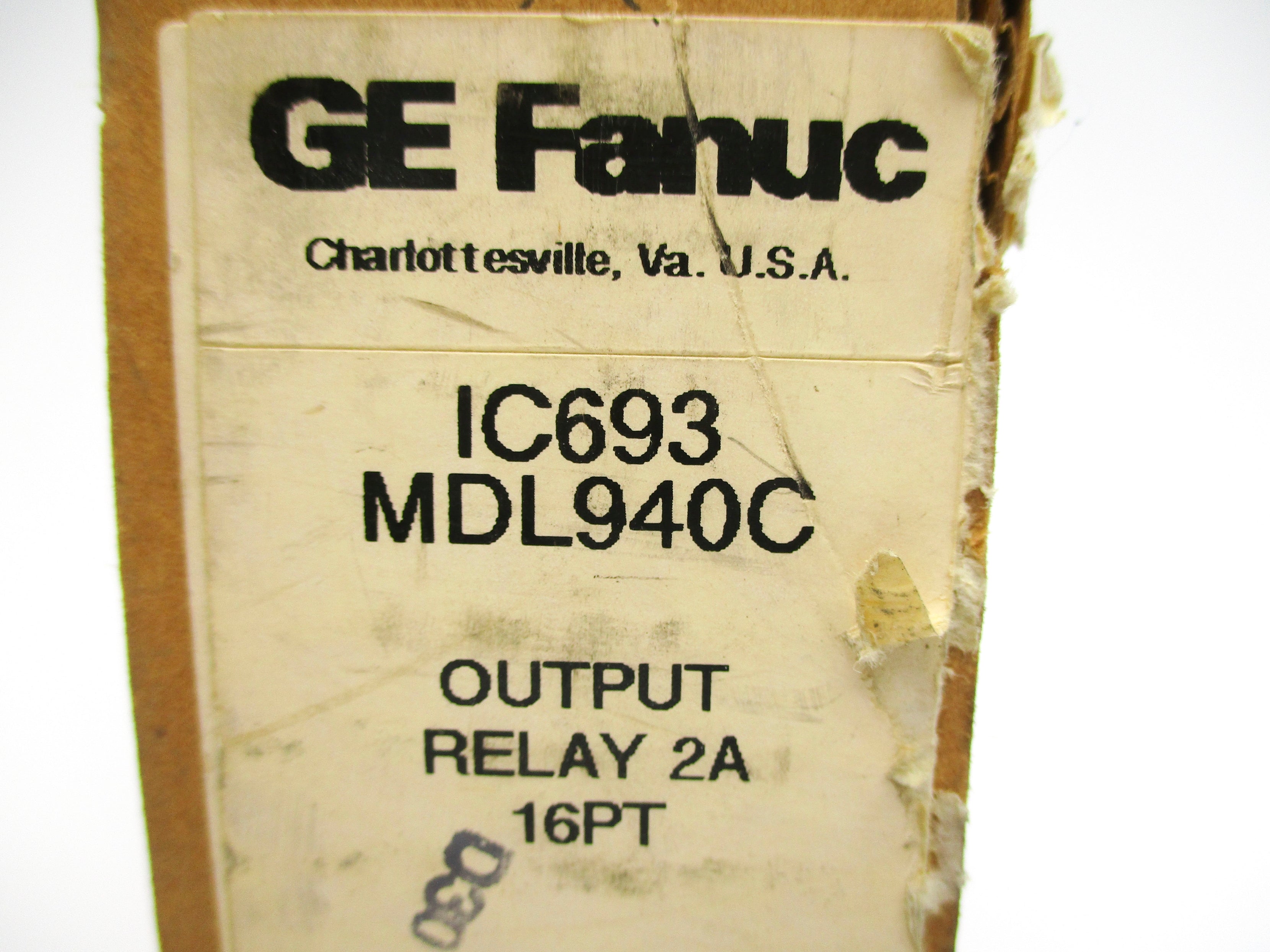GE FANUC IC693MDL940C 24VDC 120/240VAC 2A NSMP