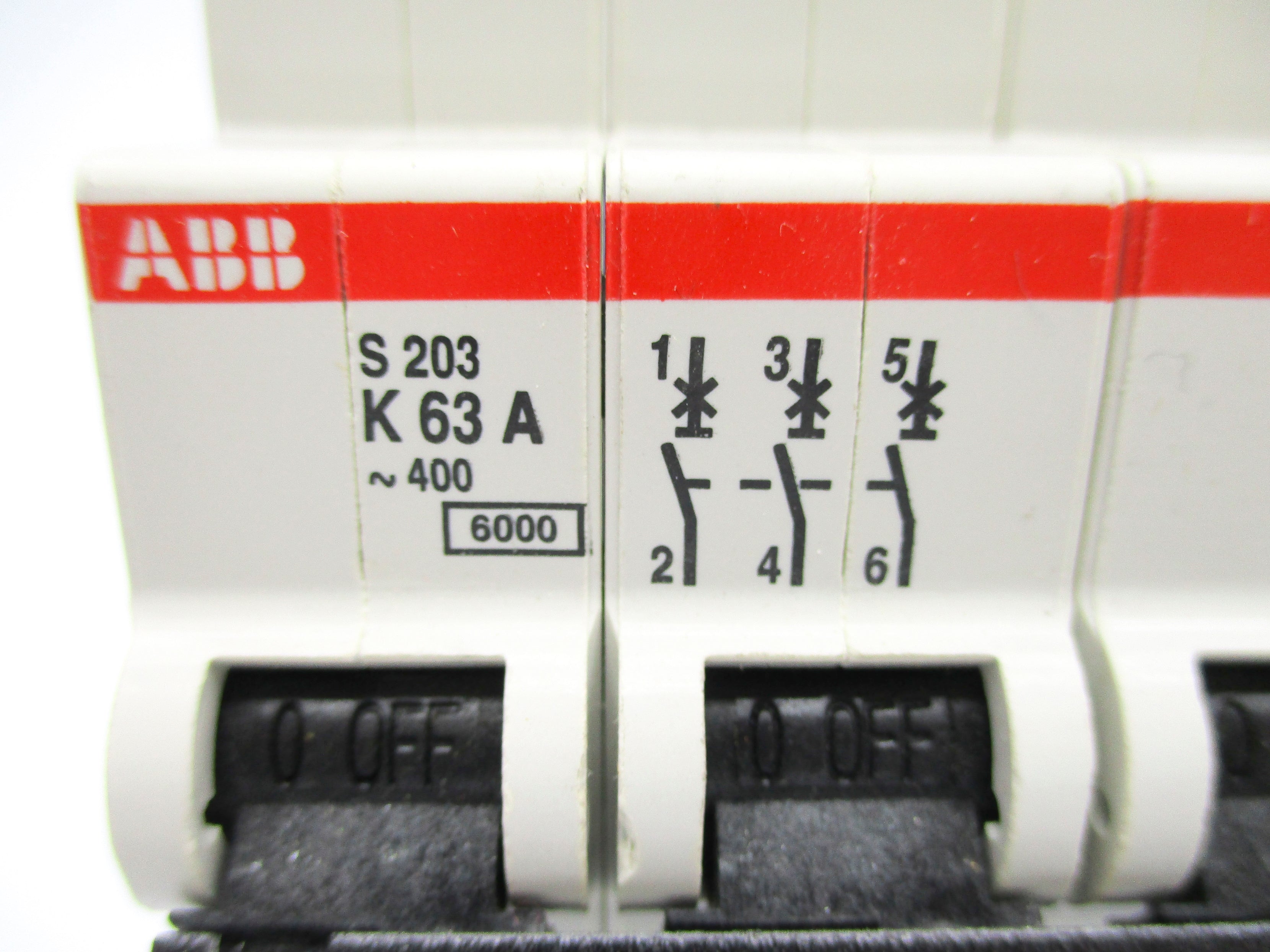 ABB S203-K63 400V 63A (AS PICTURED) NSNP