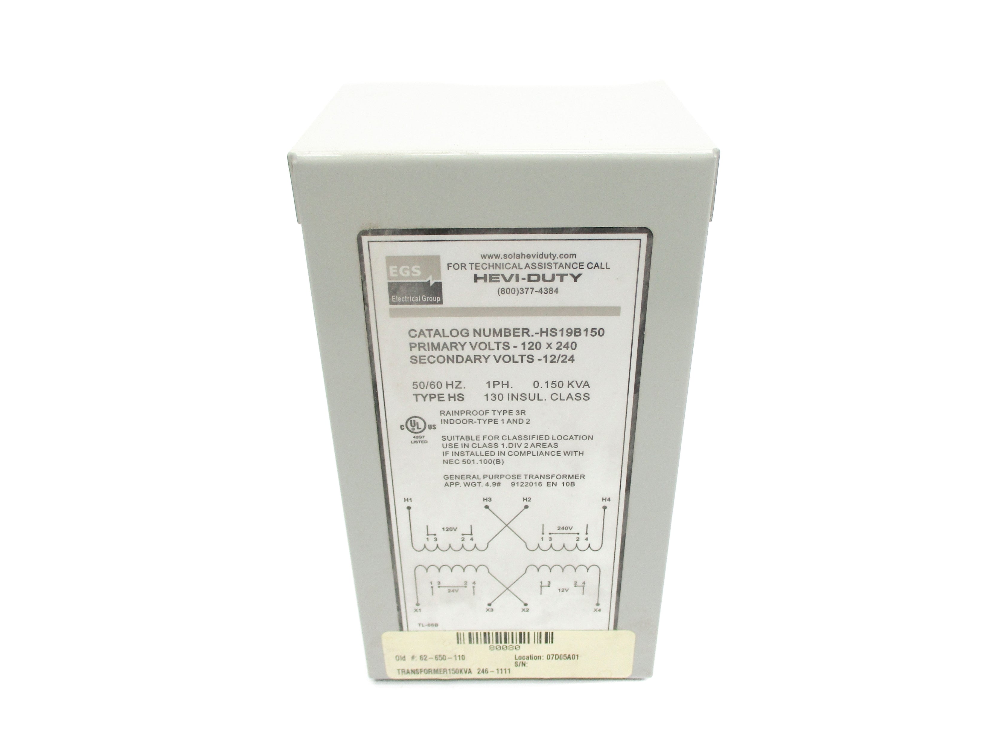EGS HS19B150 NSNP