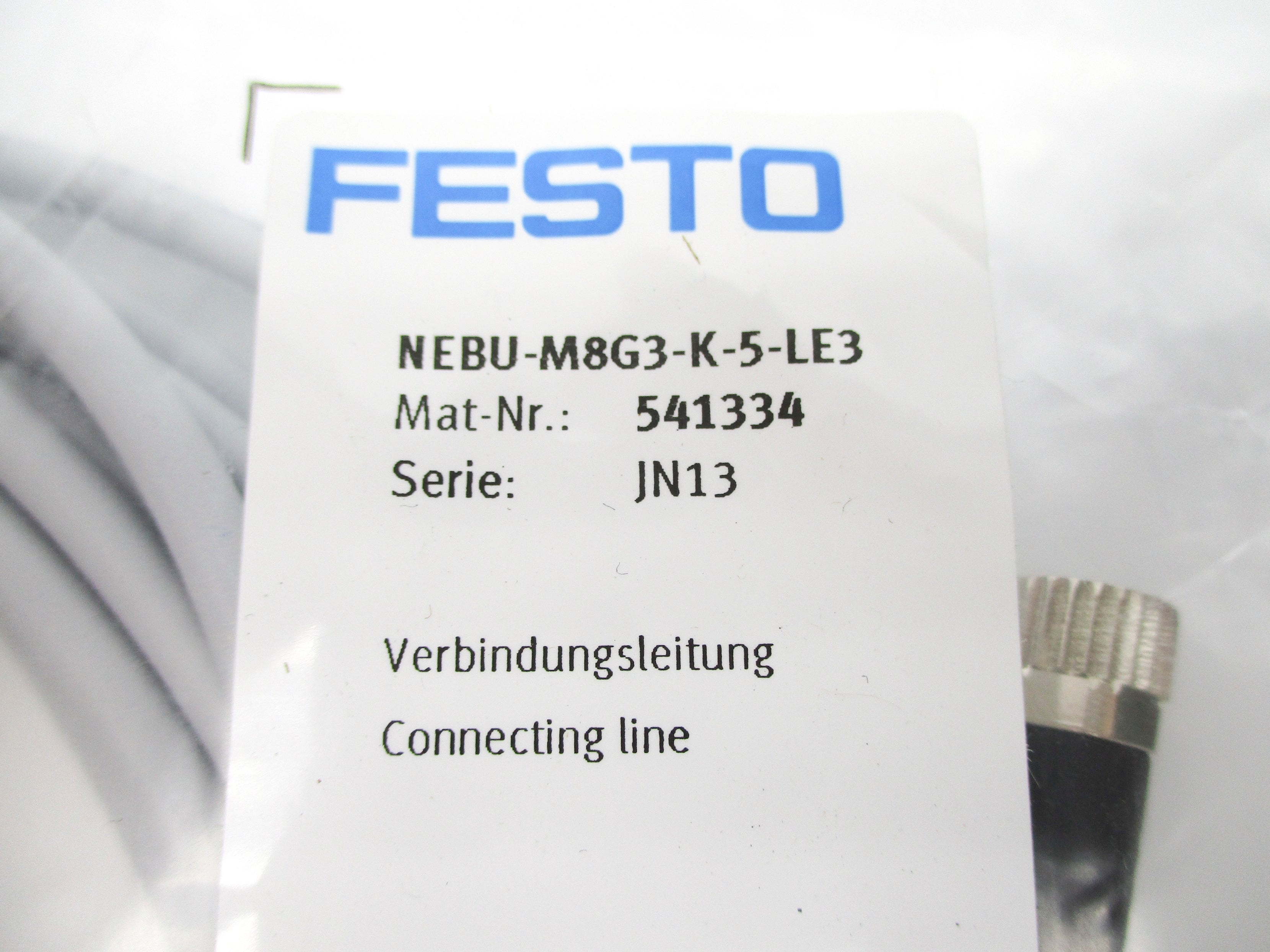 FESTO NEBU-M8G3-K-5-LE3 541334 NSMP