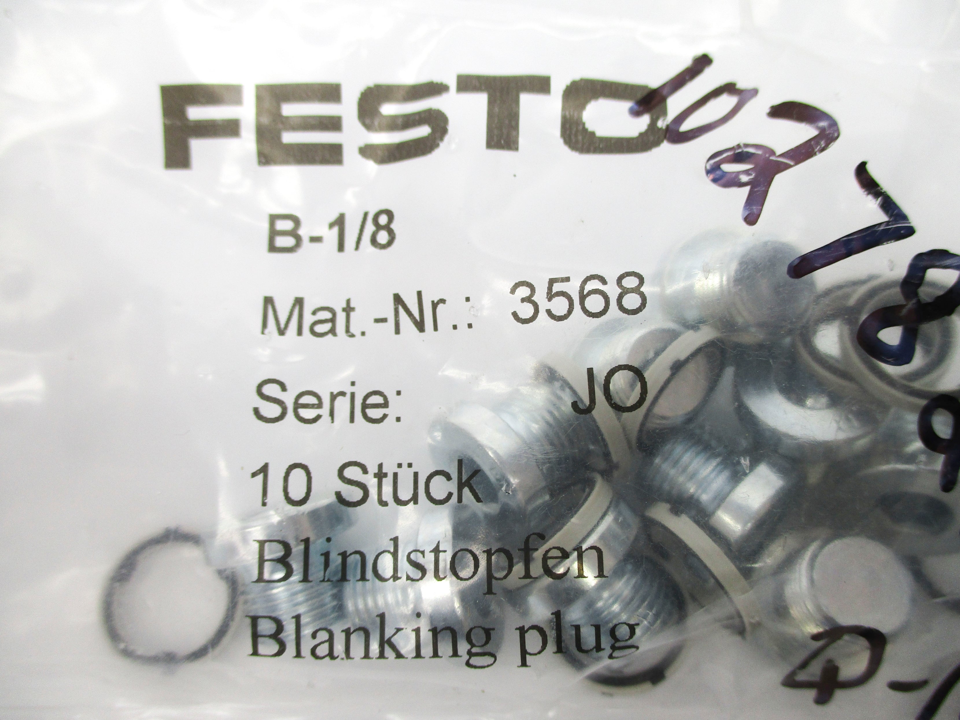 FESTO B-1/8 (PKG OF 10) NSMP