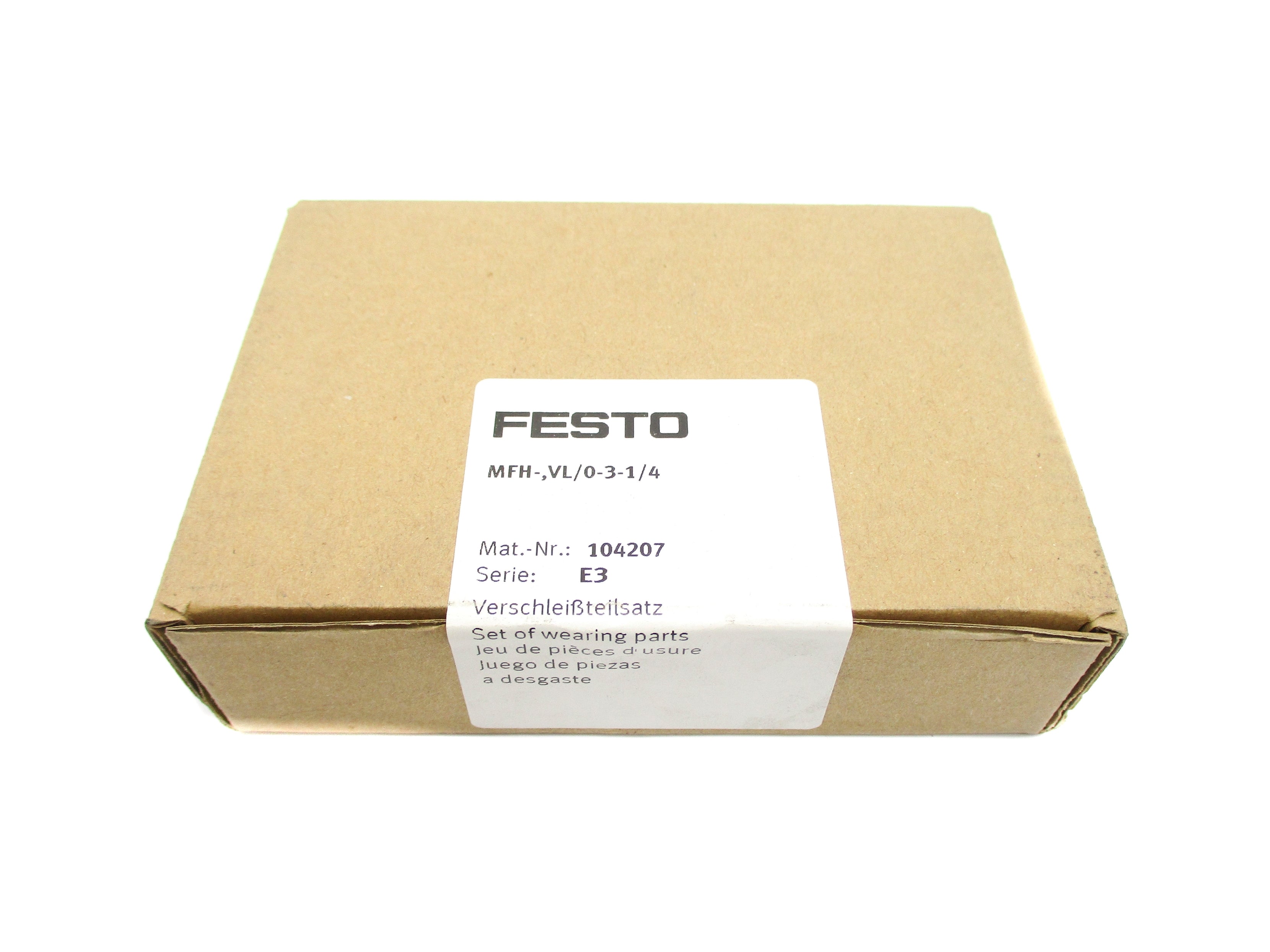 FESTO MFH-,VL/0-3-1/4 NSFS