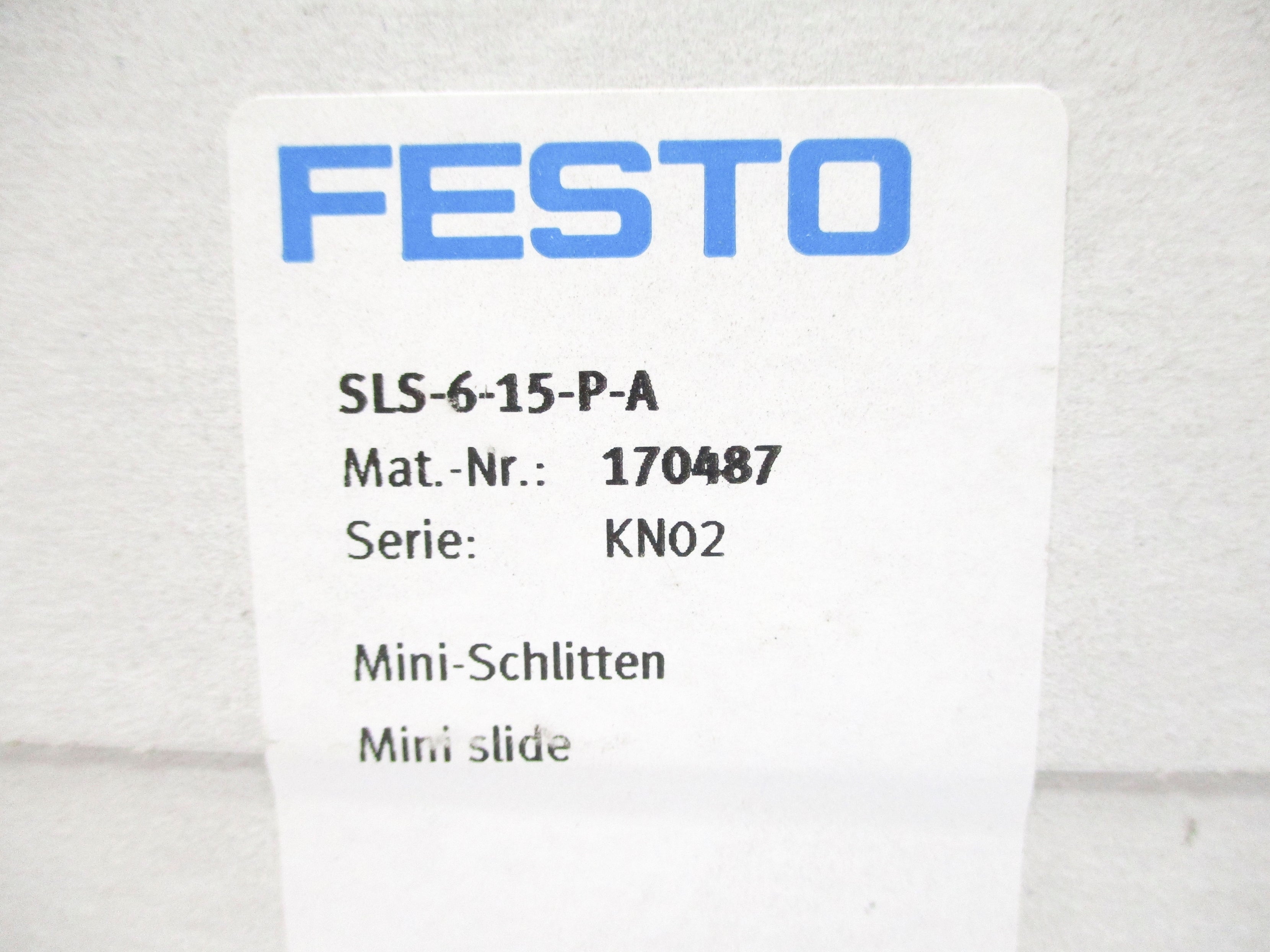 FESTO SLS-6-15-P-A NSFS