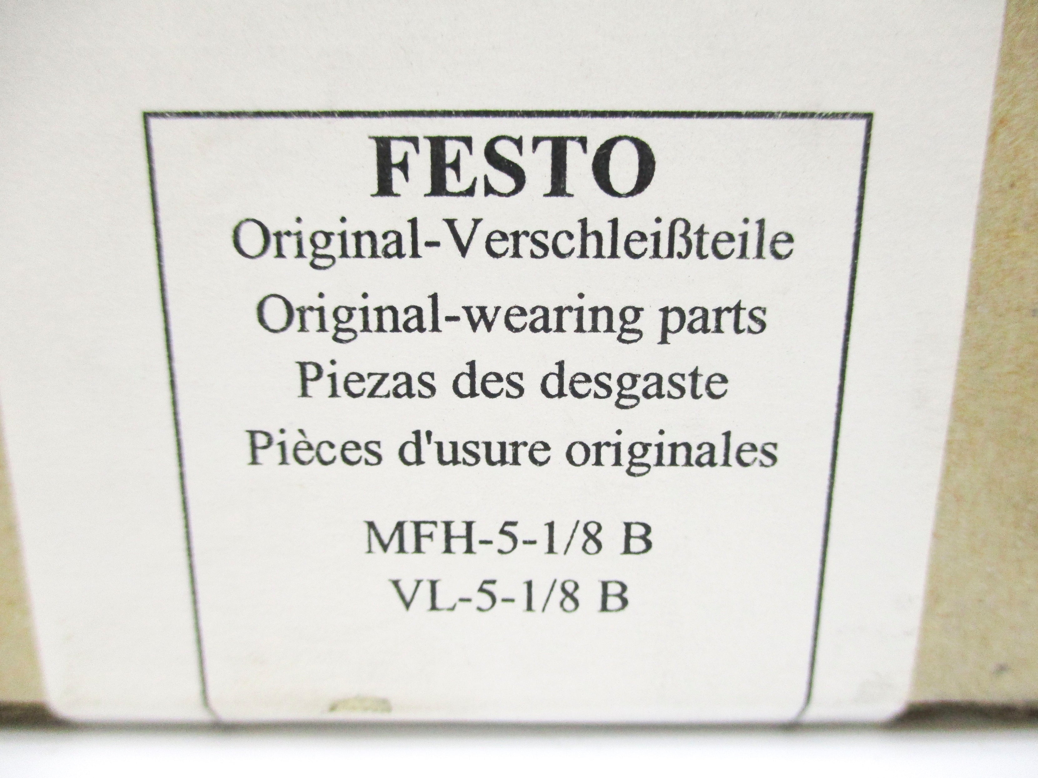 FESTO MFH-5-1/8B VL-5-1/8B NSFS