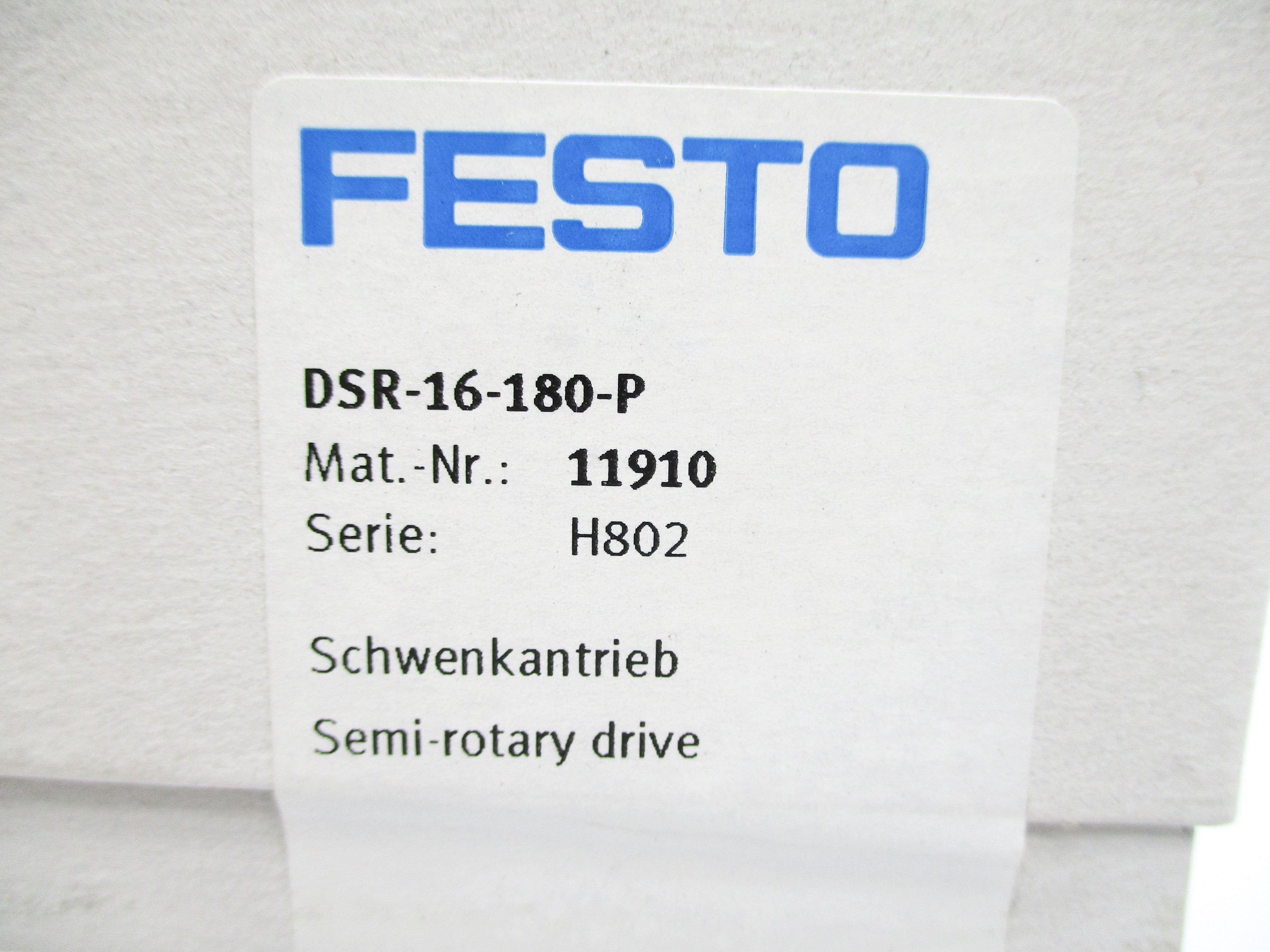 FESTO DSR-16-180-P 11910 NSFS