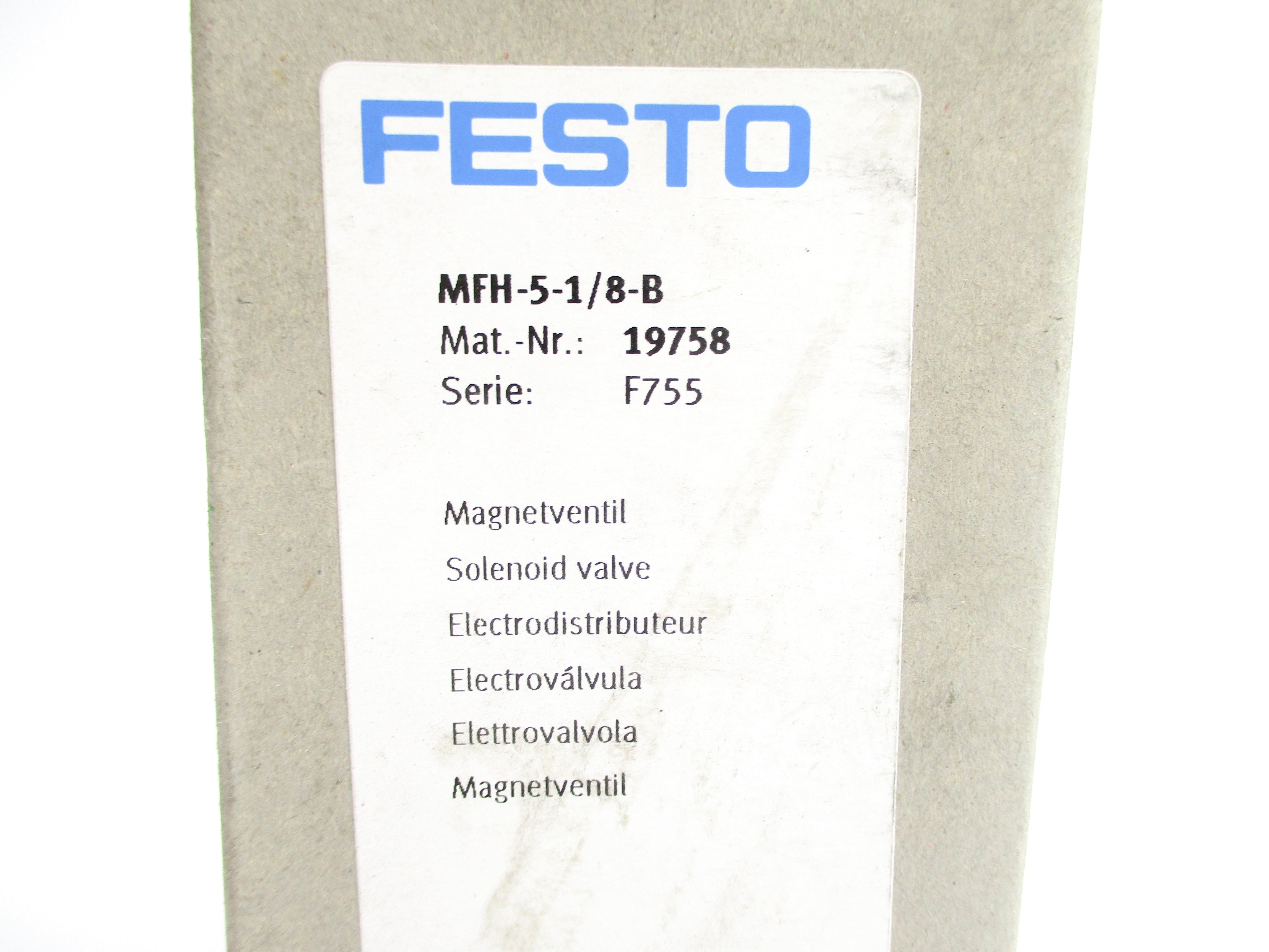 FESTO MFH-5-1/8B 28-145PSI NSMP