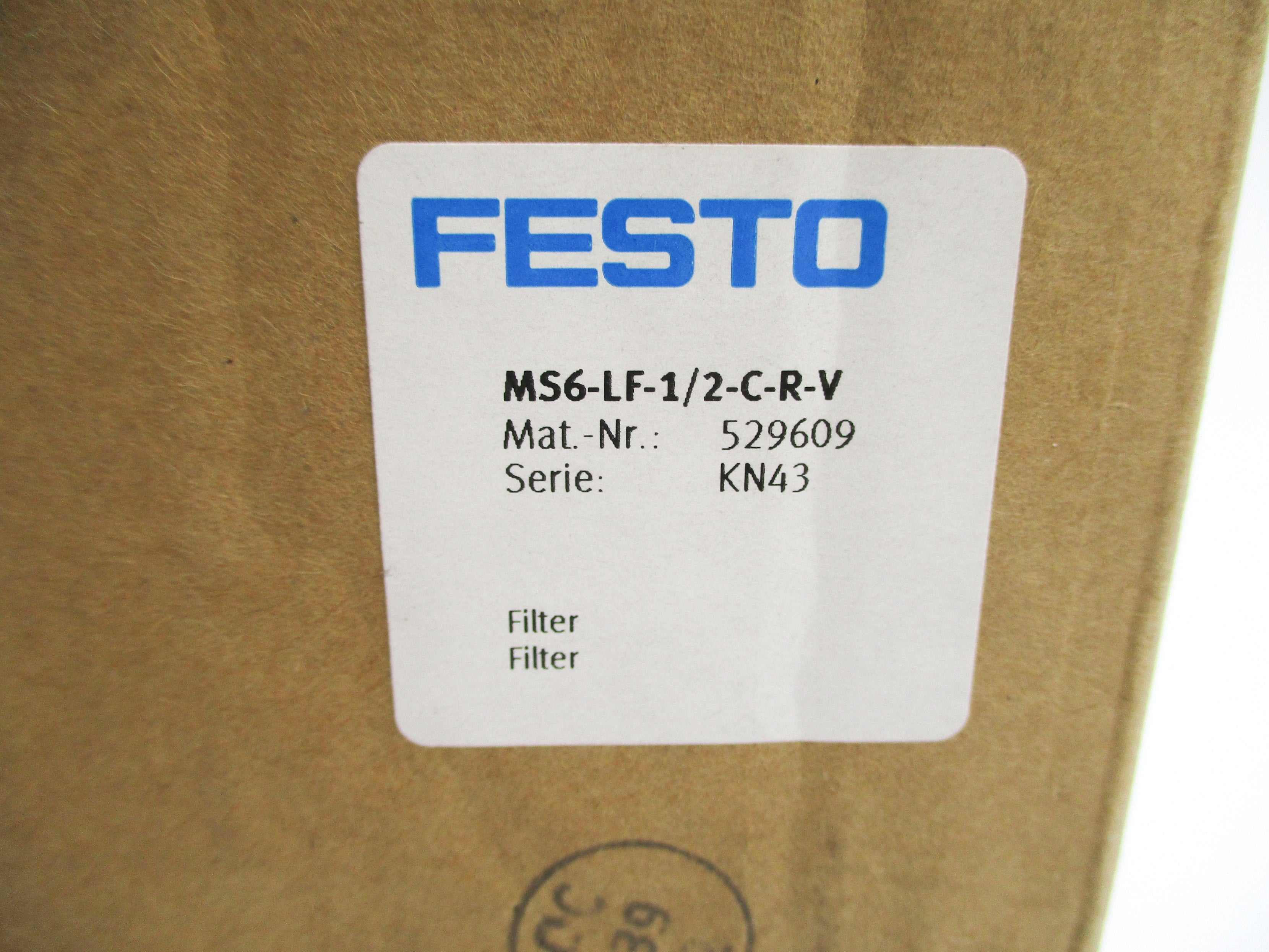 FESTO MS6-LF-1/2-C-R-V 180PSI NSMP