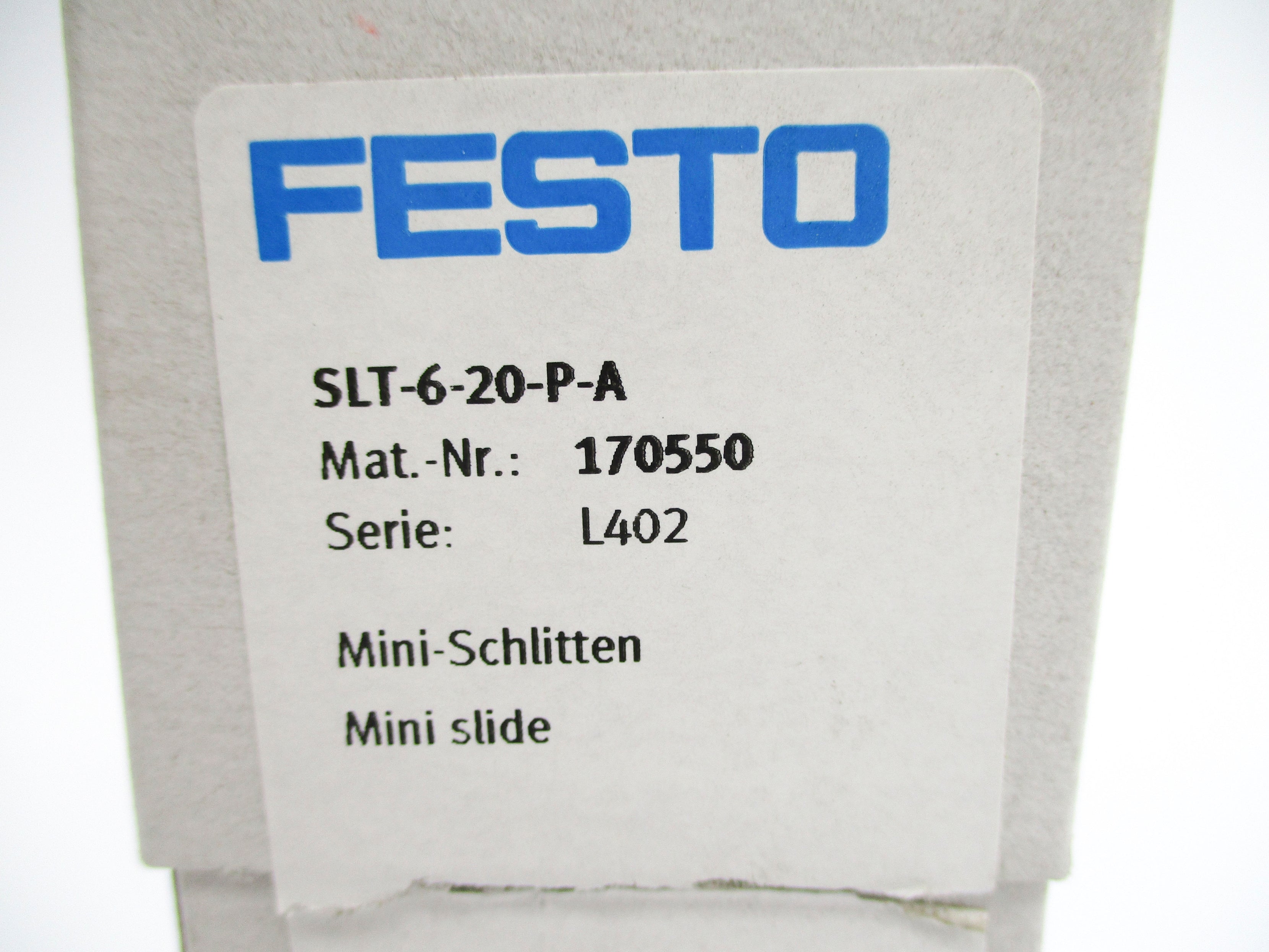 FESTO SLT-6-20-P-A NSMP