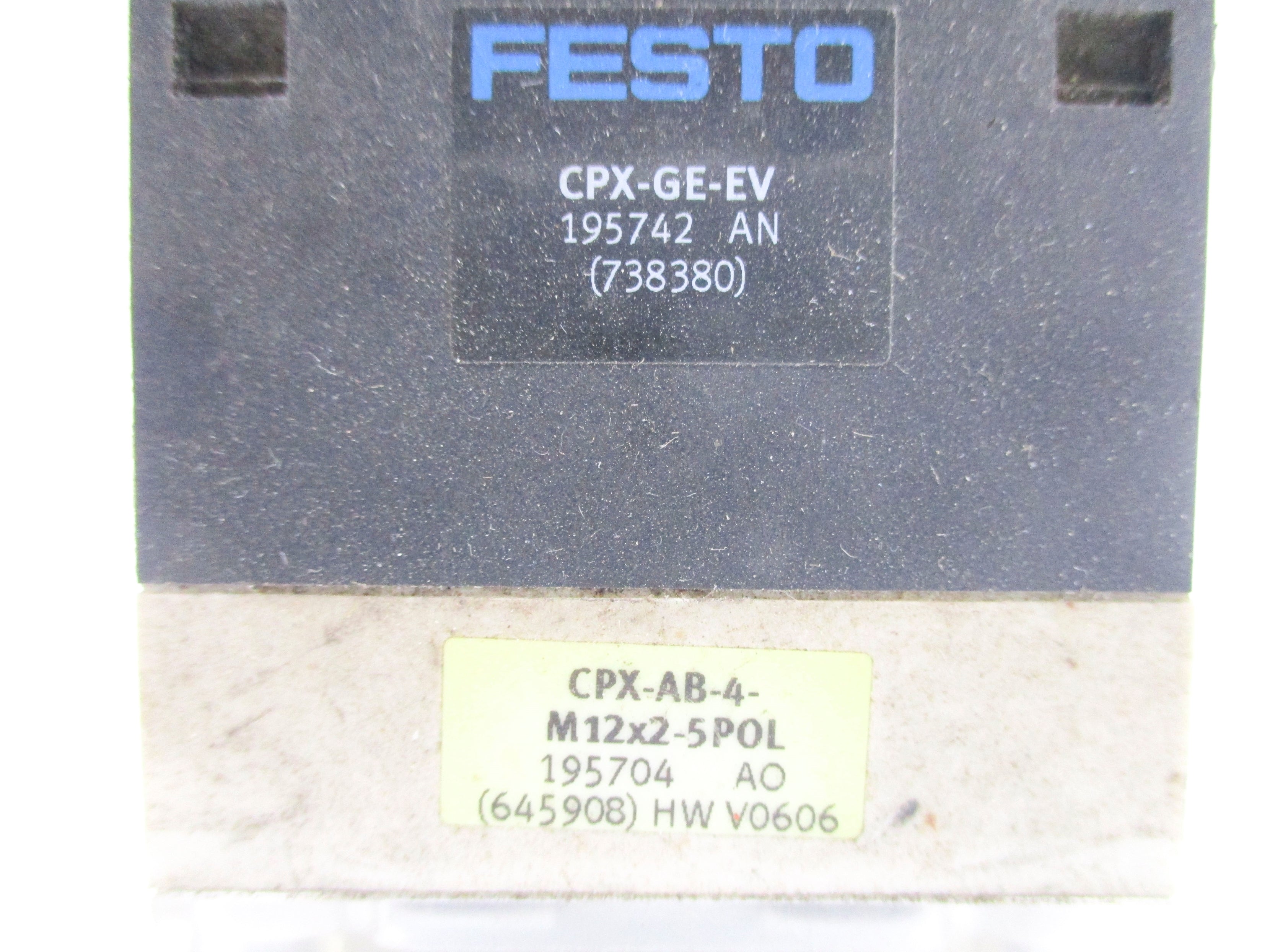 FESTO CPX-AB-4-M12X2-5POL CPX-GE-EV UNMP