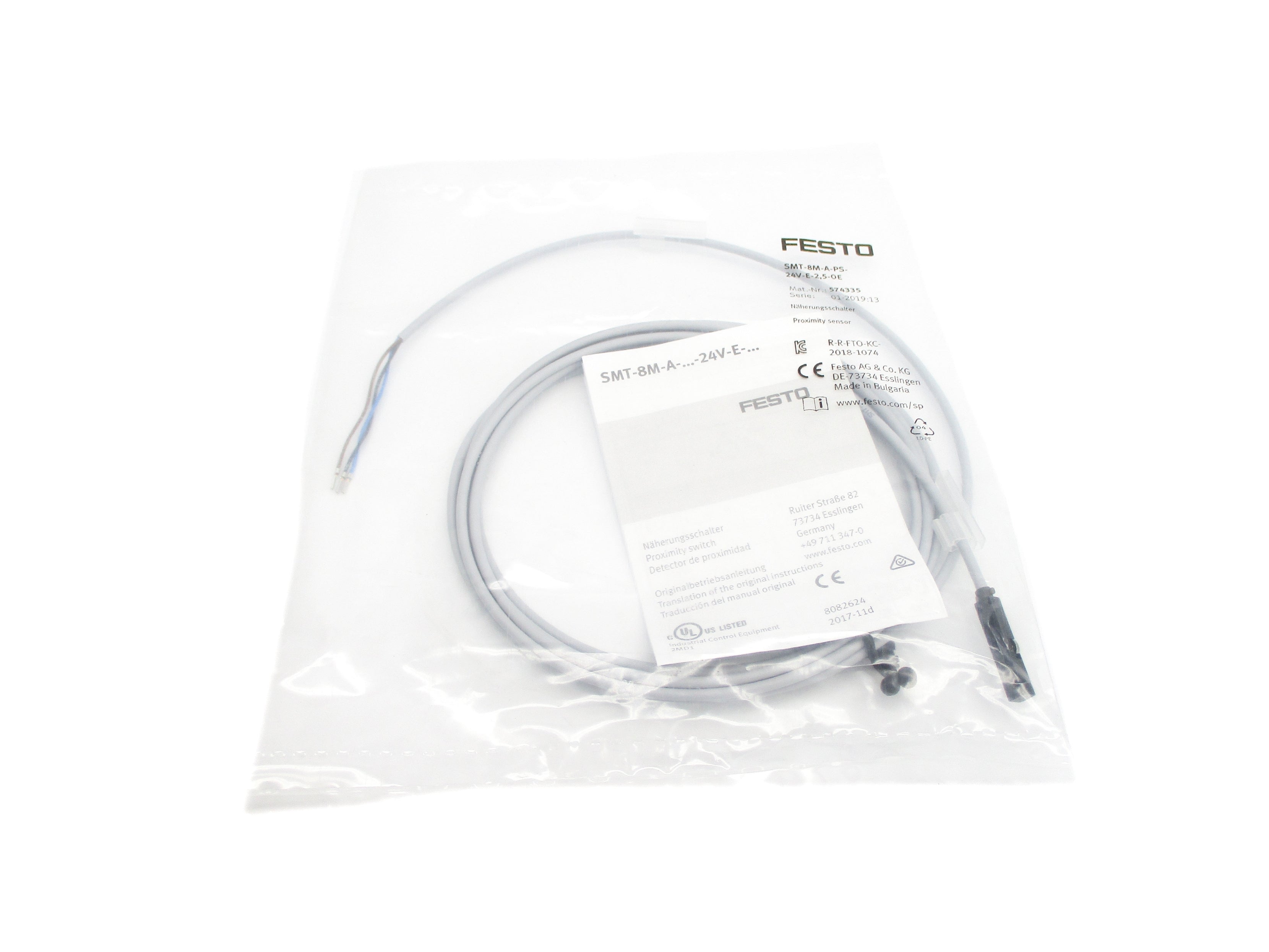 FESTO SMT-8M-A-PS-24V-E-2,5-0E 574335 NSMP