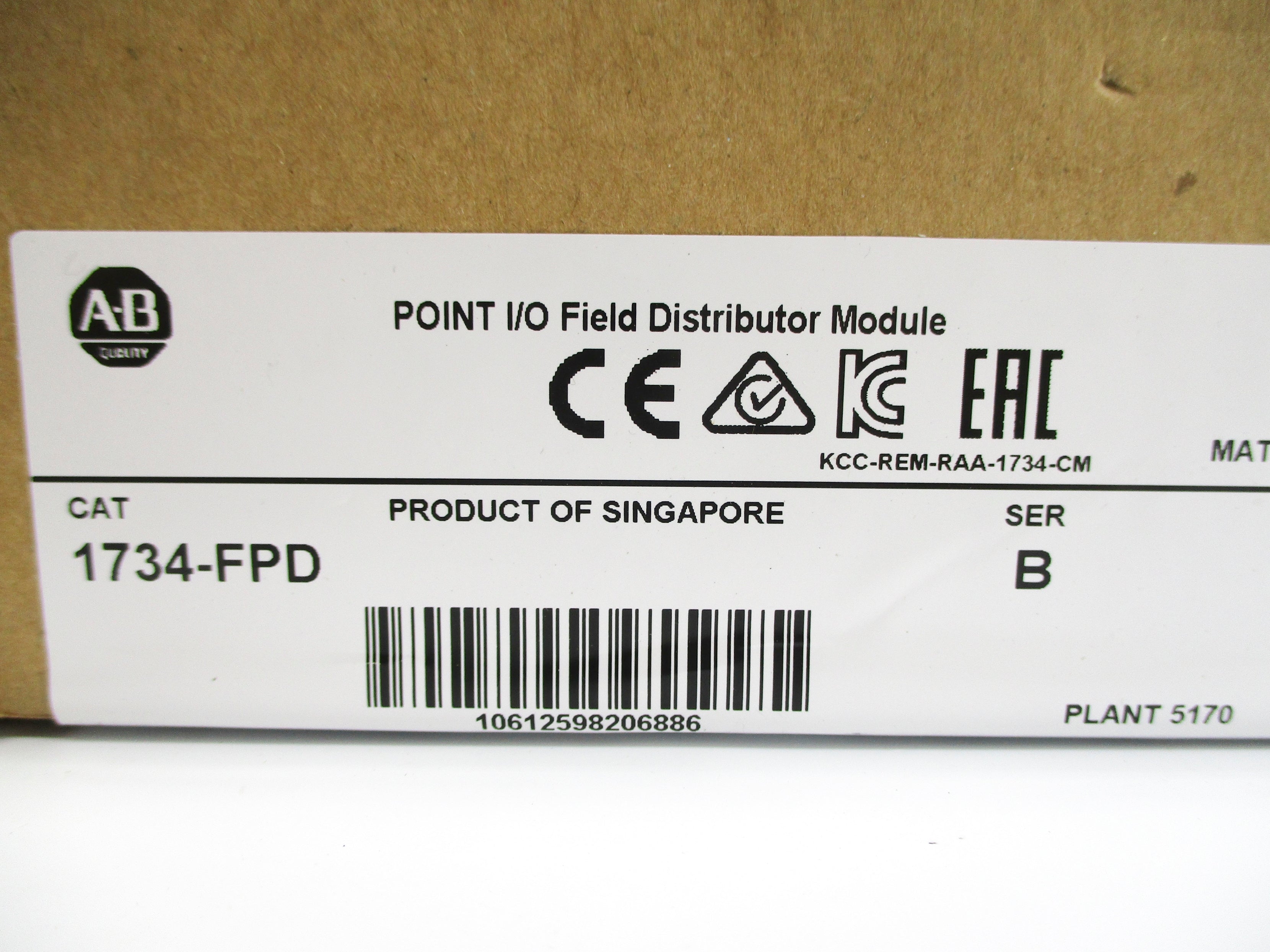 ALLEN BRADLEY 1734-FPD SER. B DATE: 2015 NSFS