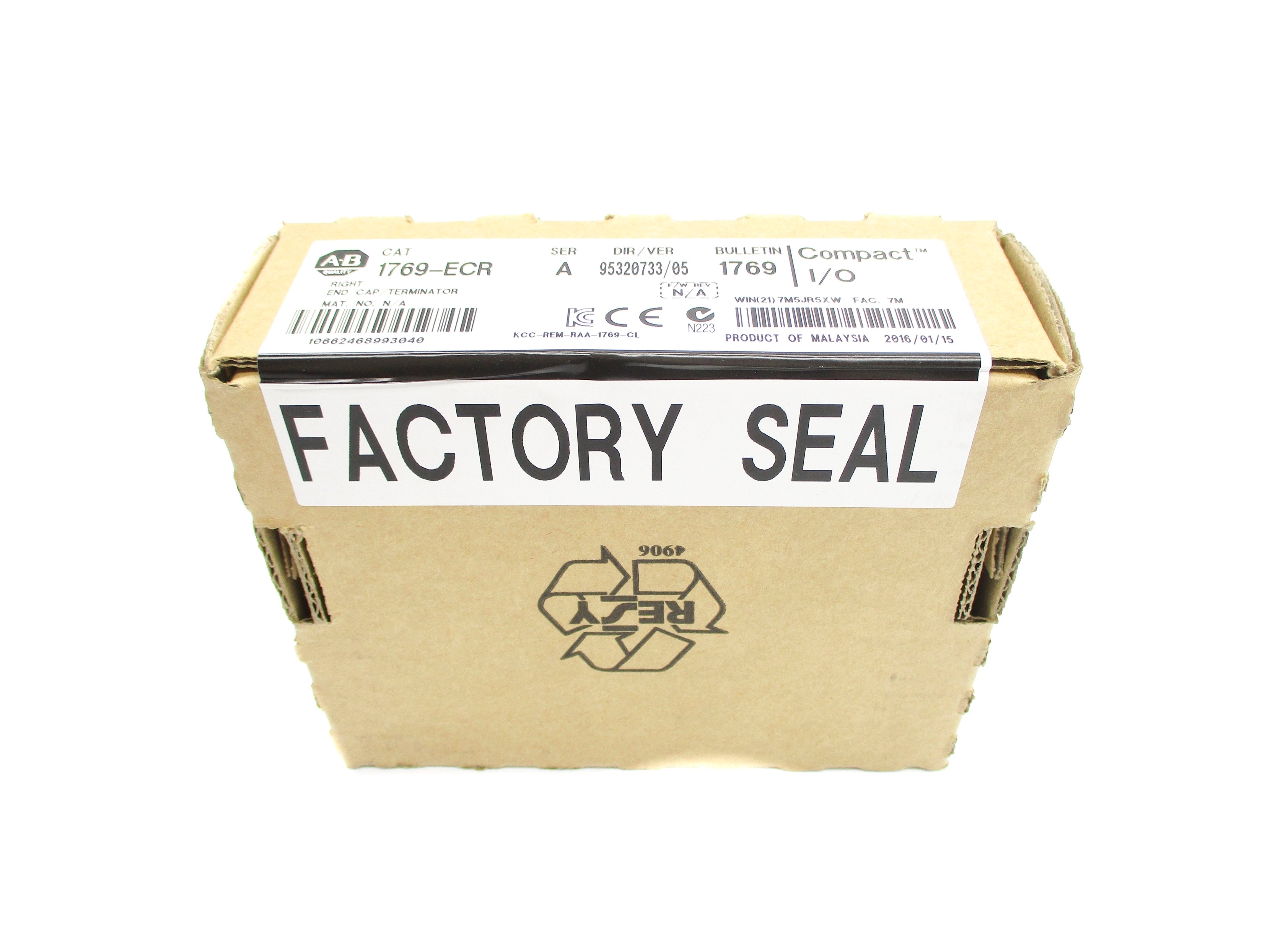 ALLEN BRADLEY 1769-ECR SER. A DATE: 2016 NSFS