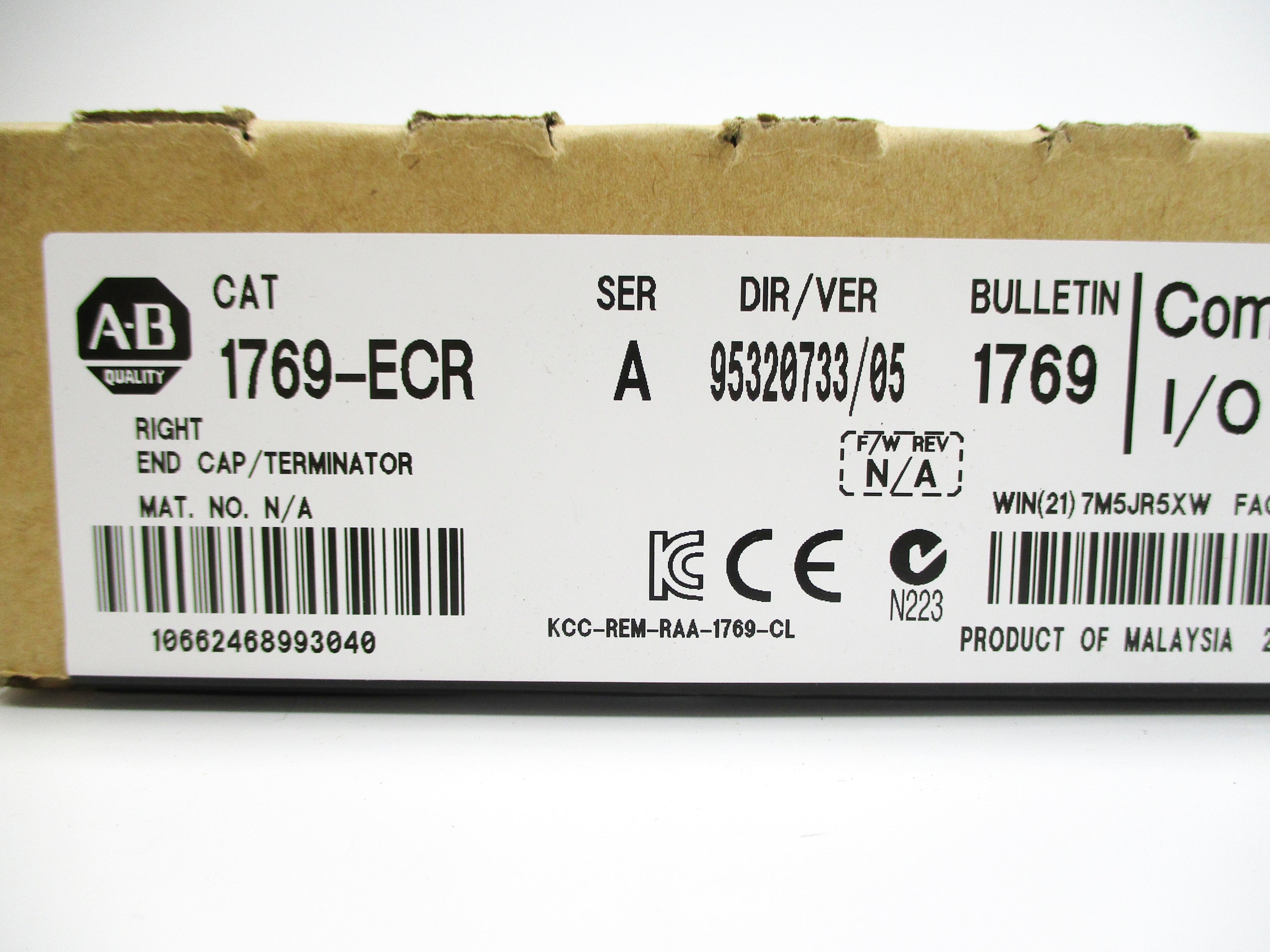 ALLEN BRADLEY 1769-ECR SER. A DATE: 2016 NSFS