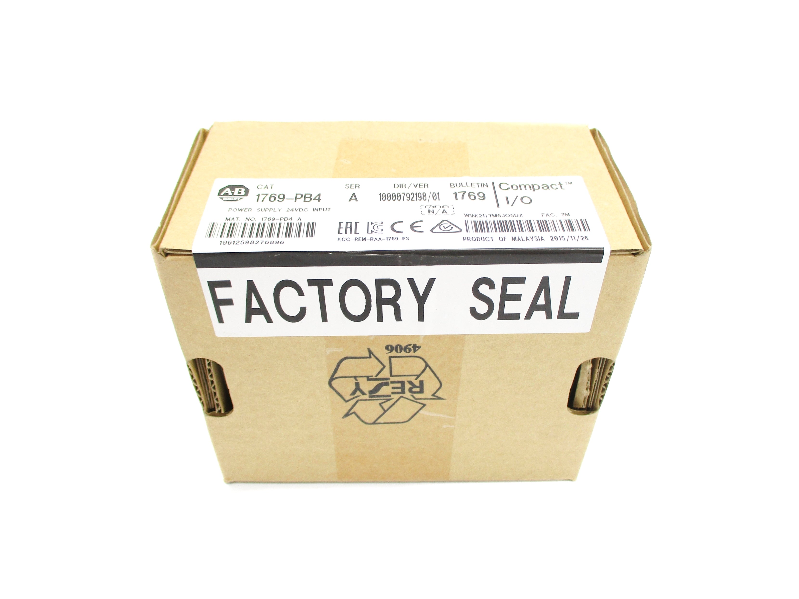ALLEN BRADLEY 1769-PB4 SER. A DATE: 2015 NSFS