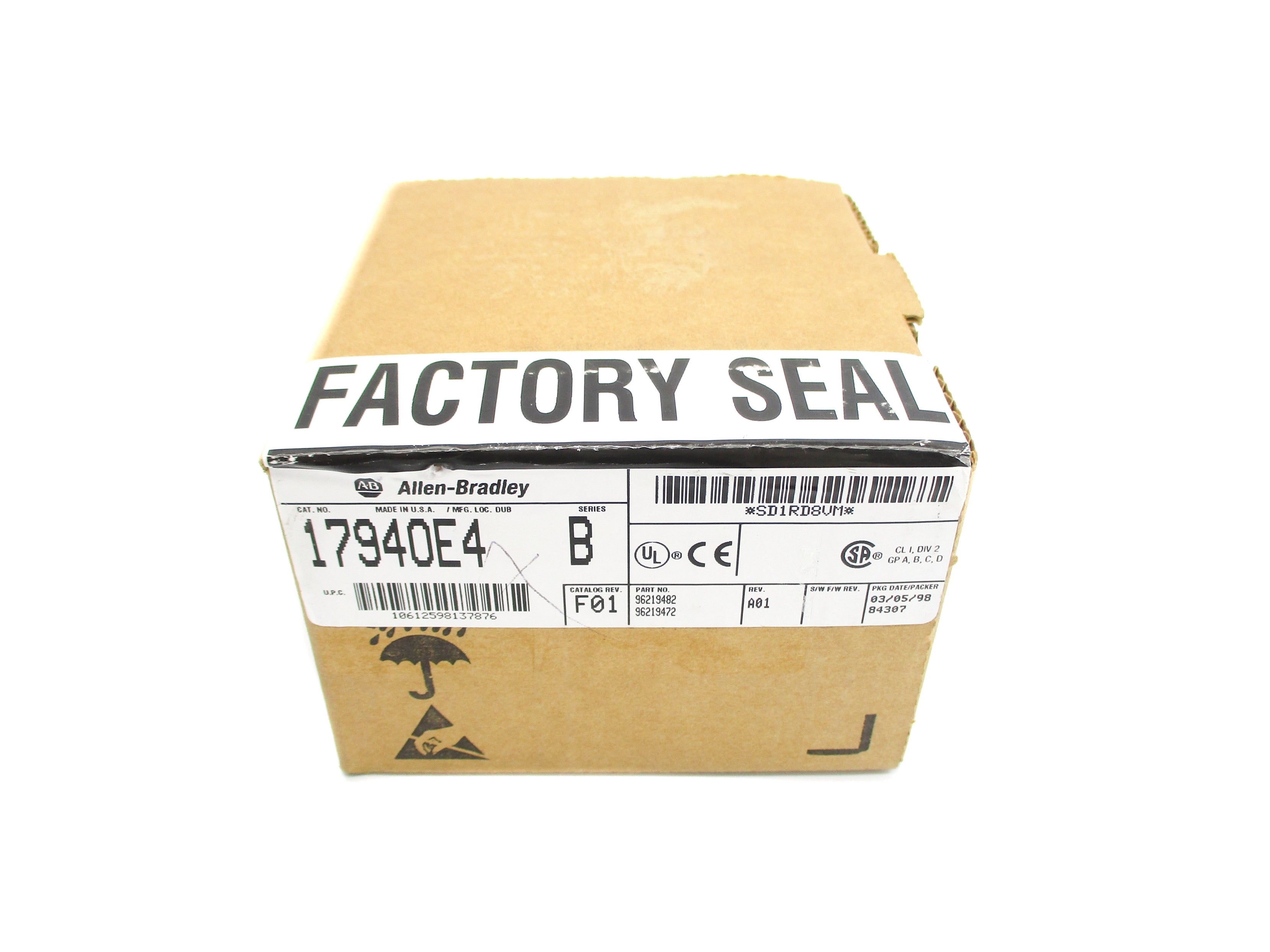 ALLEN BRADLEY 1794-OE4 SER. B DATE: 1998 NSFS