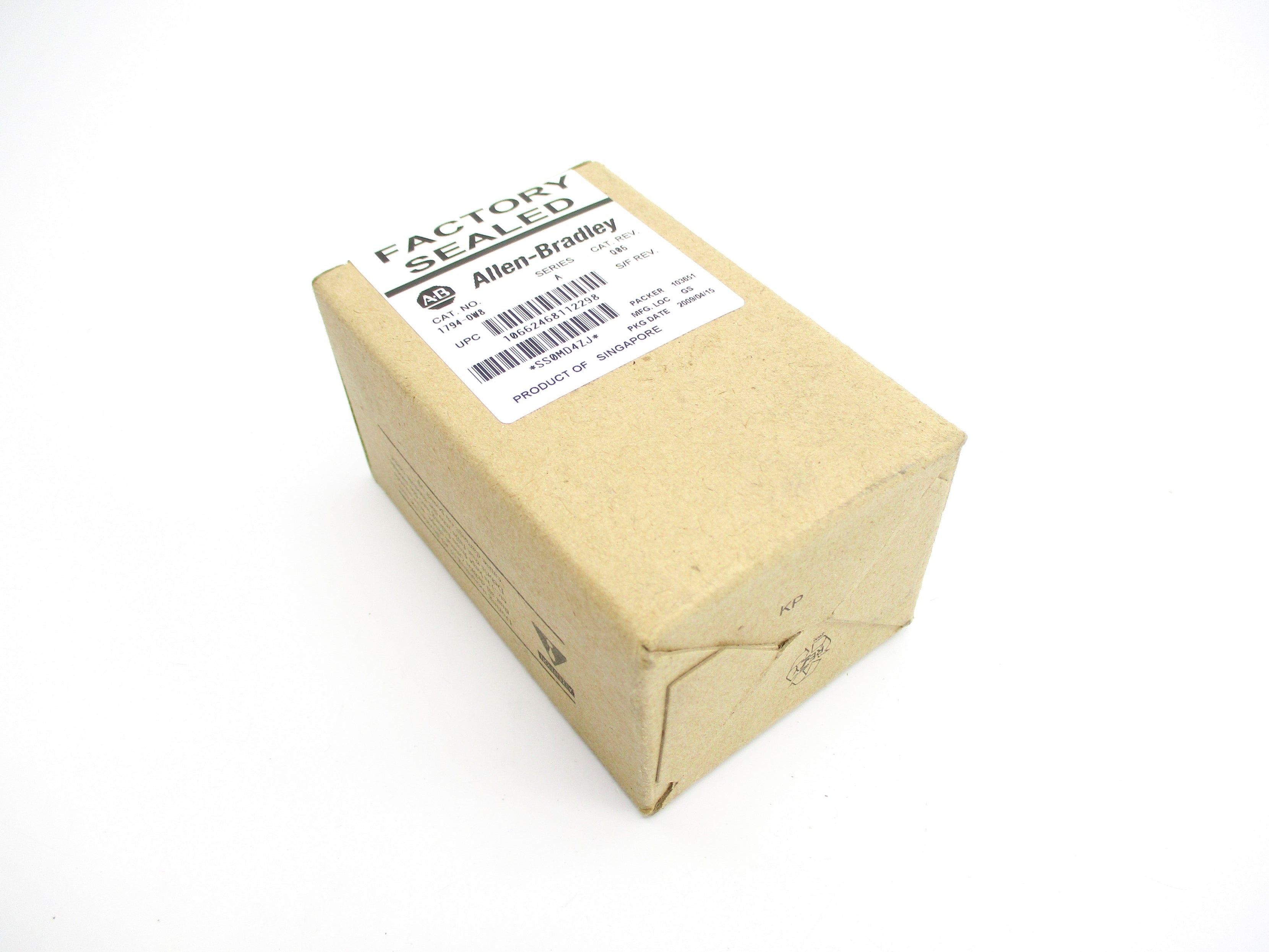 ALLEN BRADLEY 1794-OW8 SER. A DATE: 2009 NSFS
