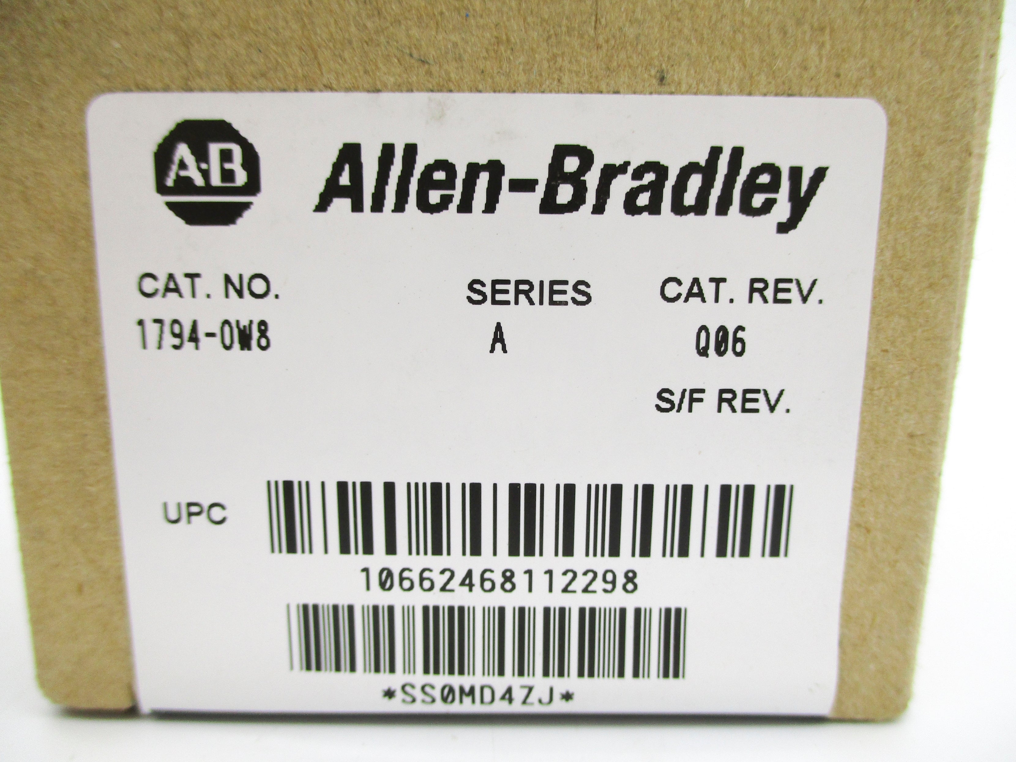 ALLEN BRADLEY 1794-OW8 SER. A DATE: 2009 NSFS