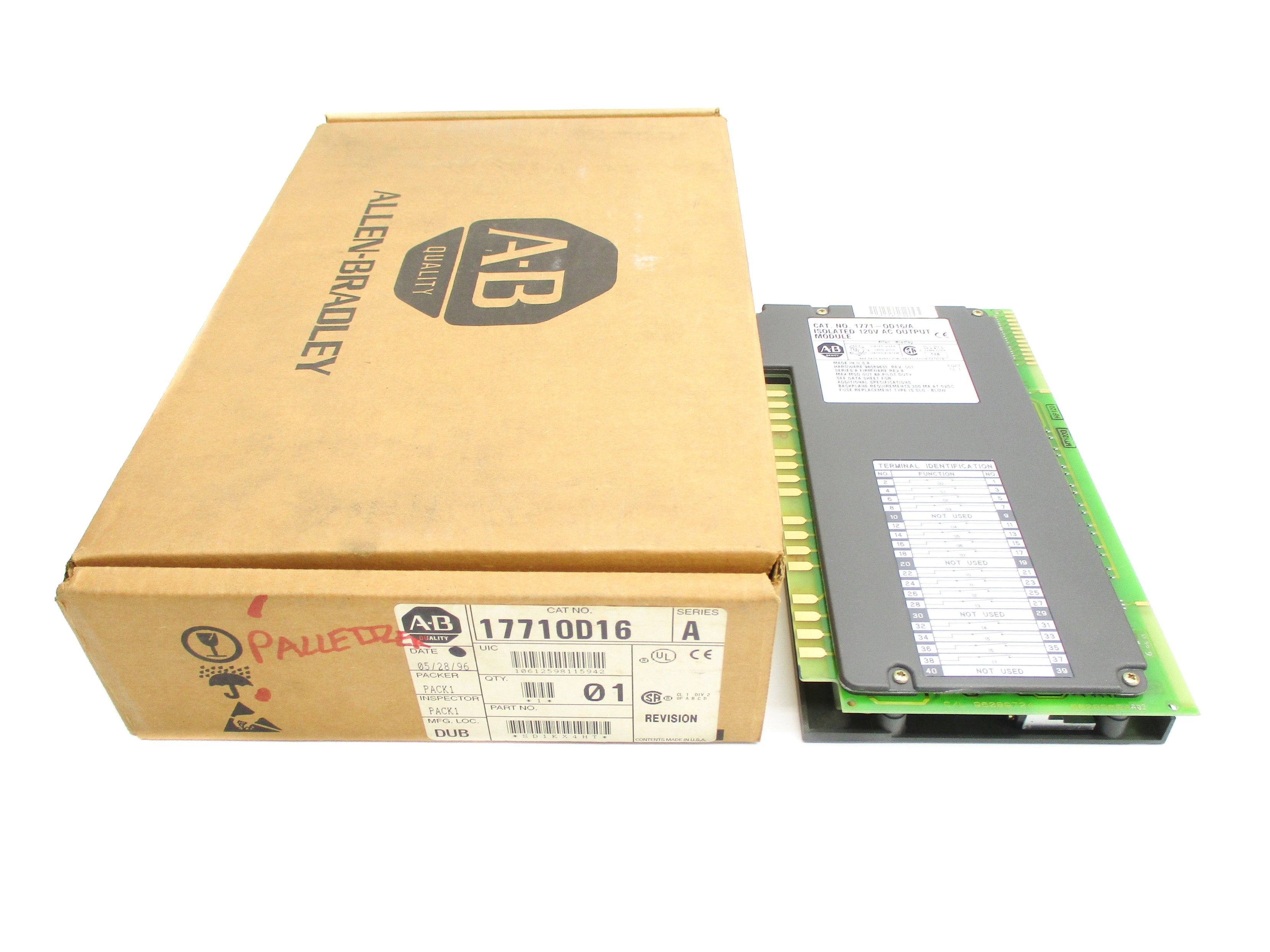 ALLEN BRADLEY 1771-OD16 SER. A NSMP